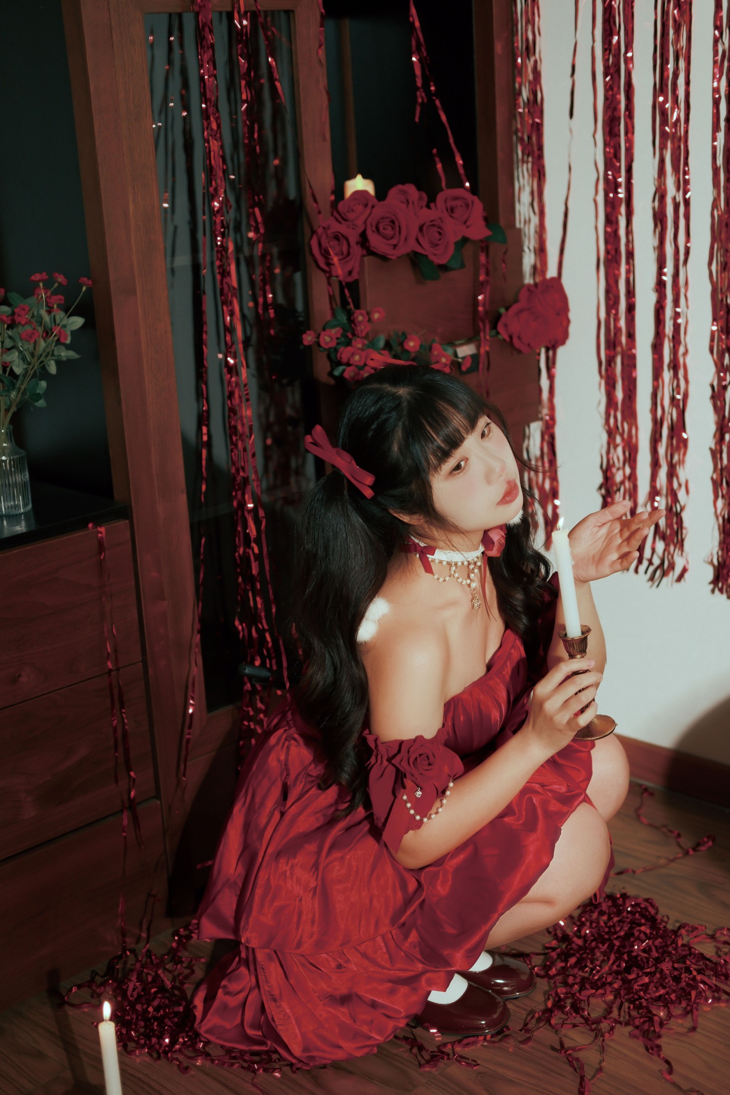 梅子梅子 – 《红裙女孩》[13P] 插图4