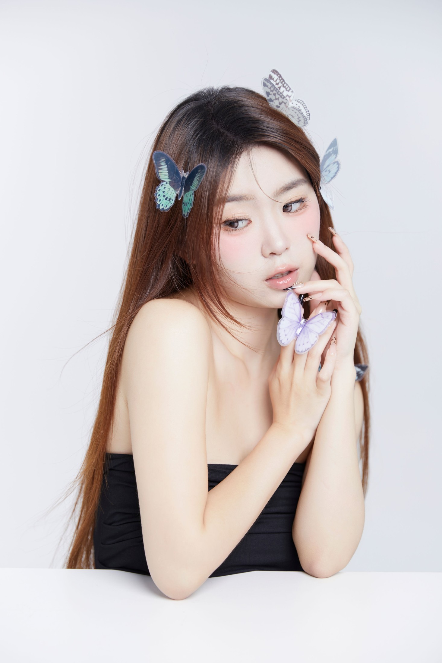 CARLEE是77呀 – 《韩系蝴蝶肖像》[22P]-66COS