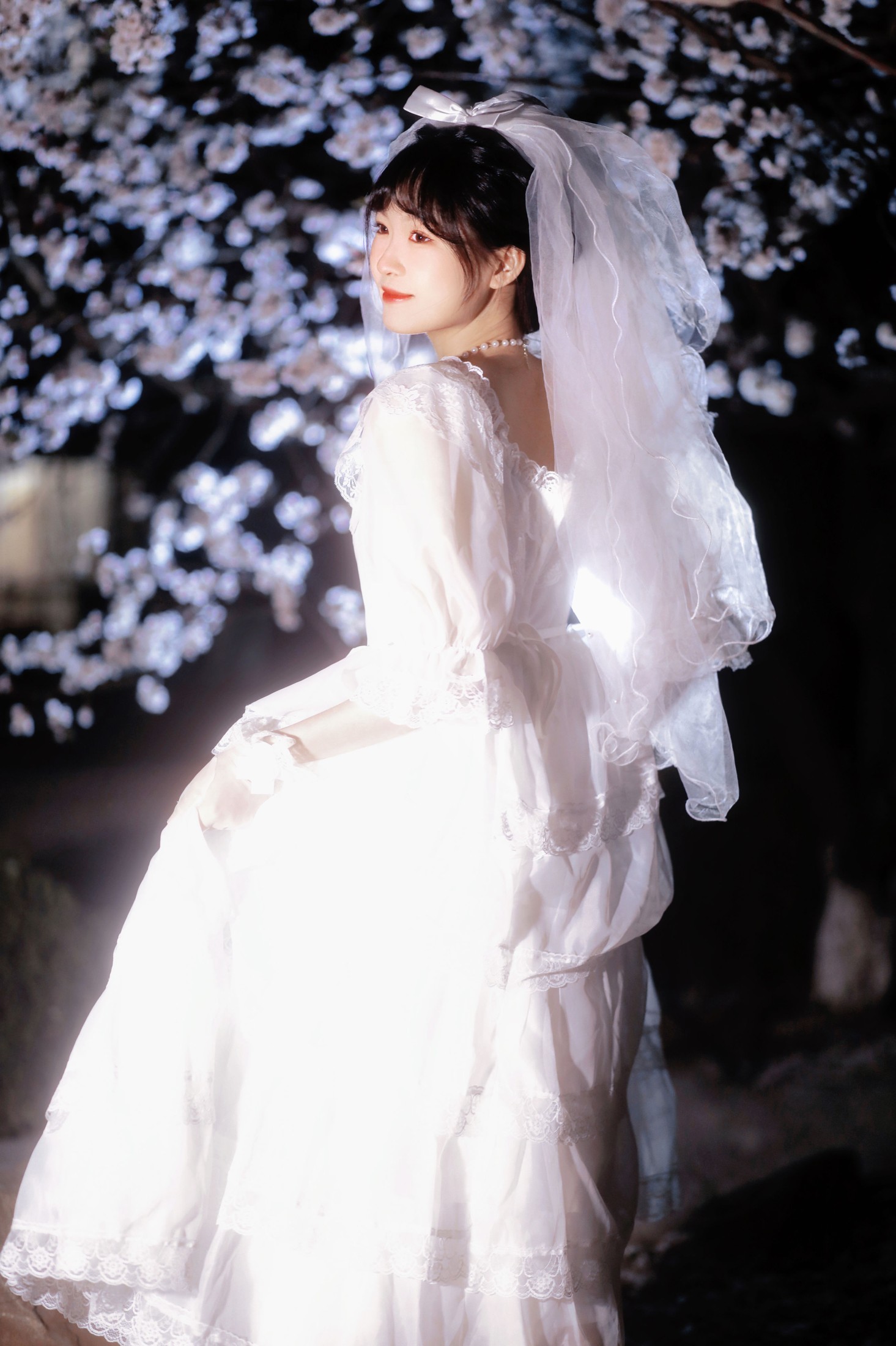 忍海部 – 《夜樱新娘》[24P]-66COS