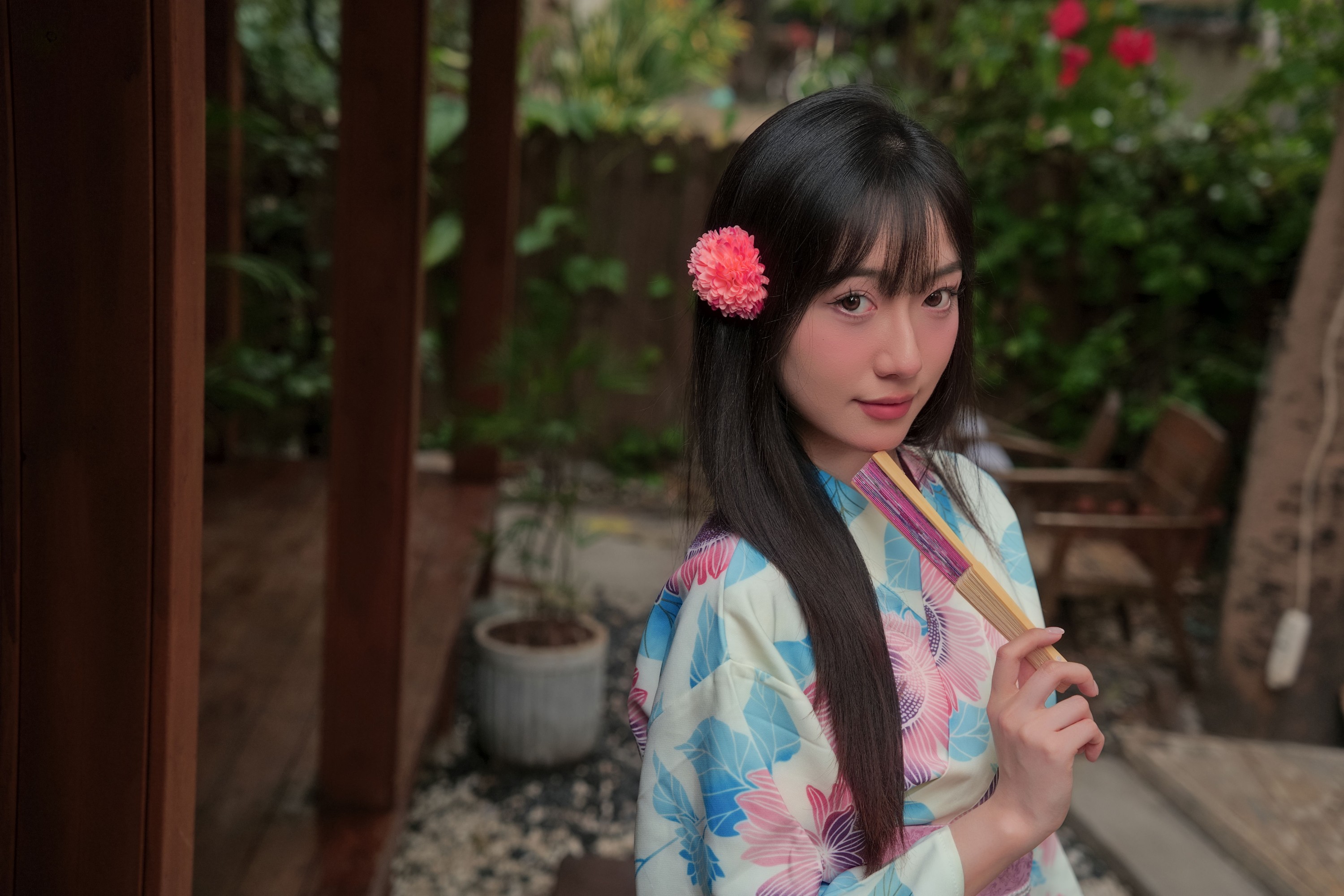 KK – 《和服少女的日系松弛感瞬间》[27P]-66COS