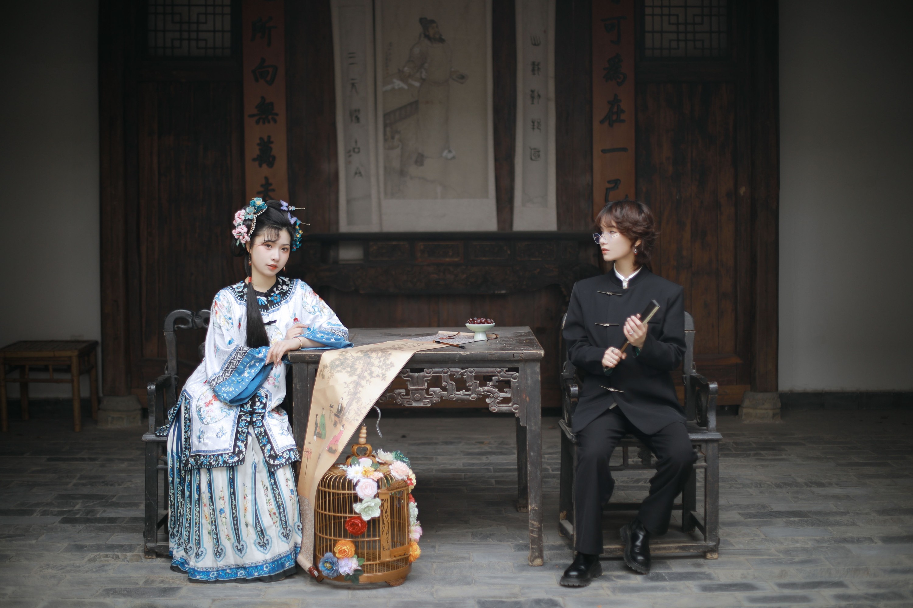 阿冥 黎殇 – 《清汉女与留洋少爷》[16P]-66COS