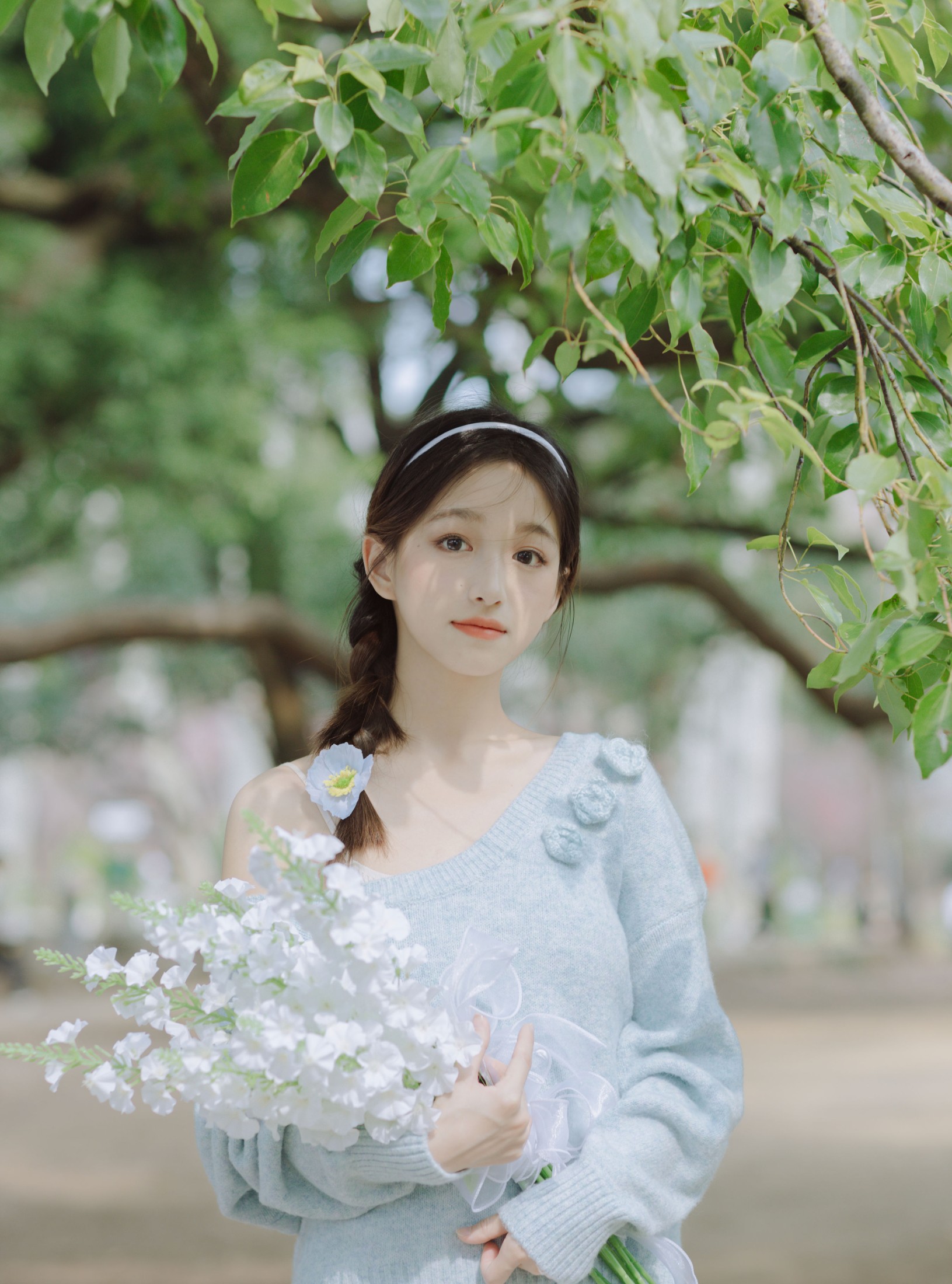 钰儿 – 《氧气感春日》[44P]-66COS