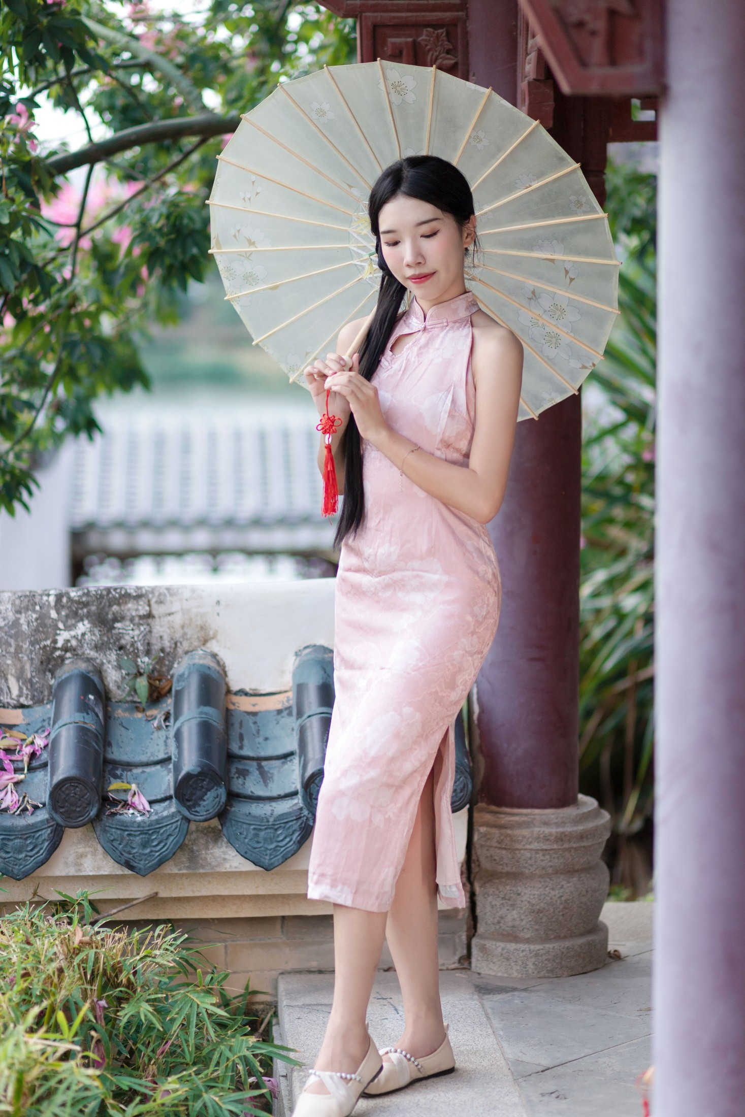楚茵 – 《旗袍少女》[17P]-66COS