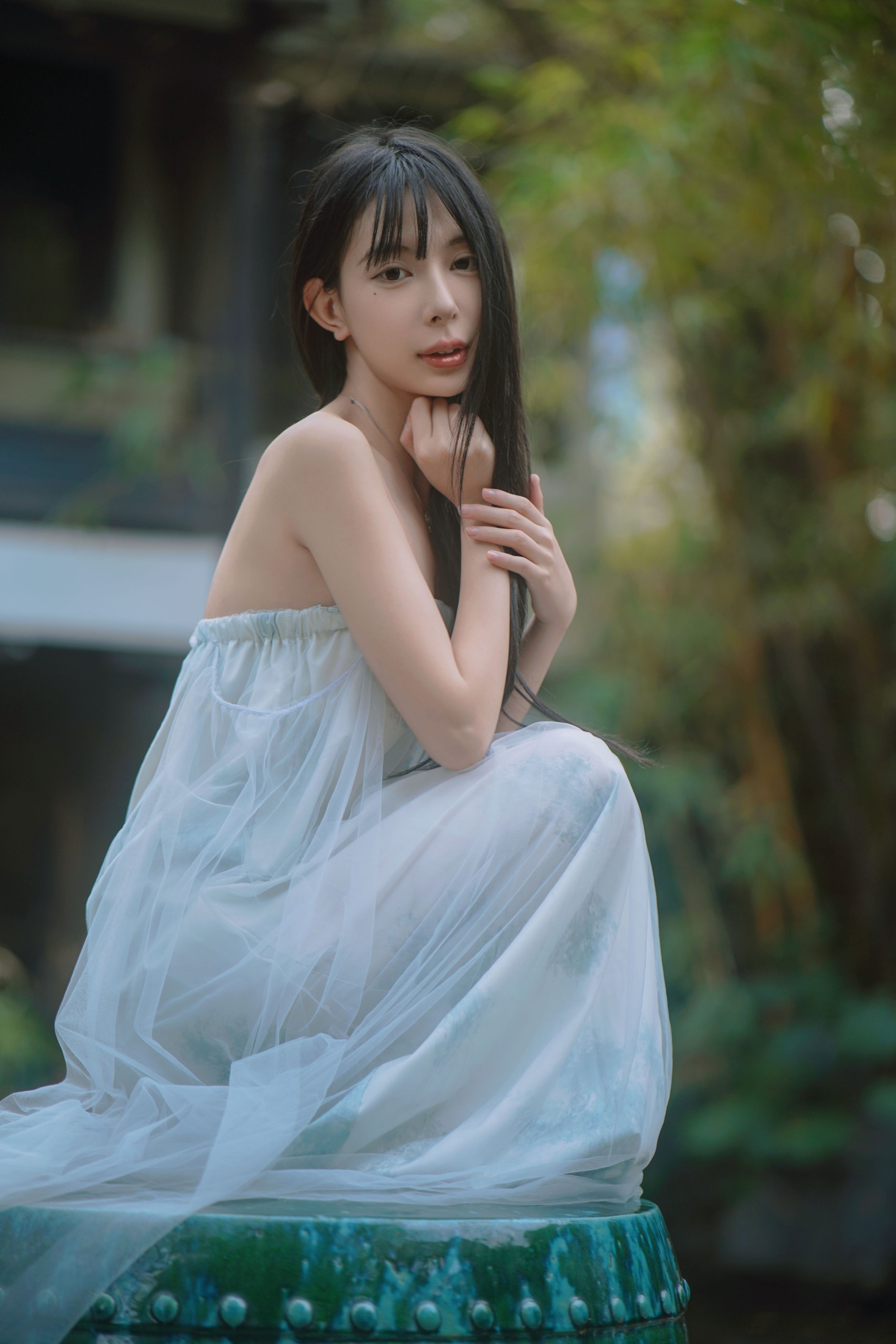 小余 – 《兰圃佳人，诗意风华》[49P]-66COS