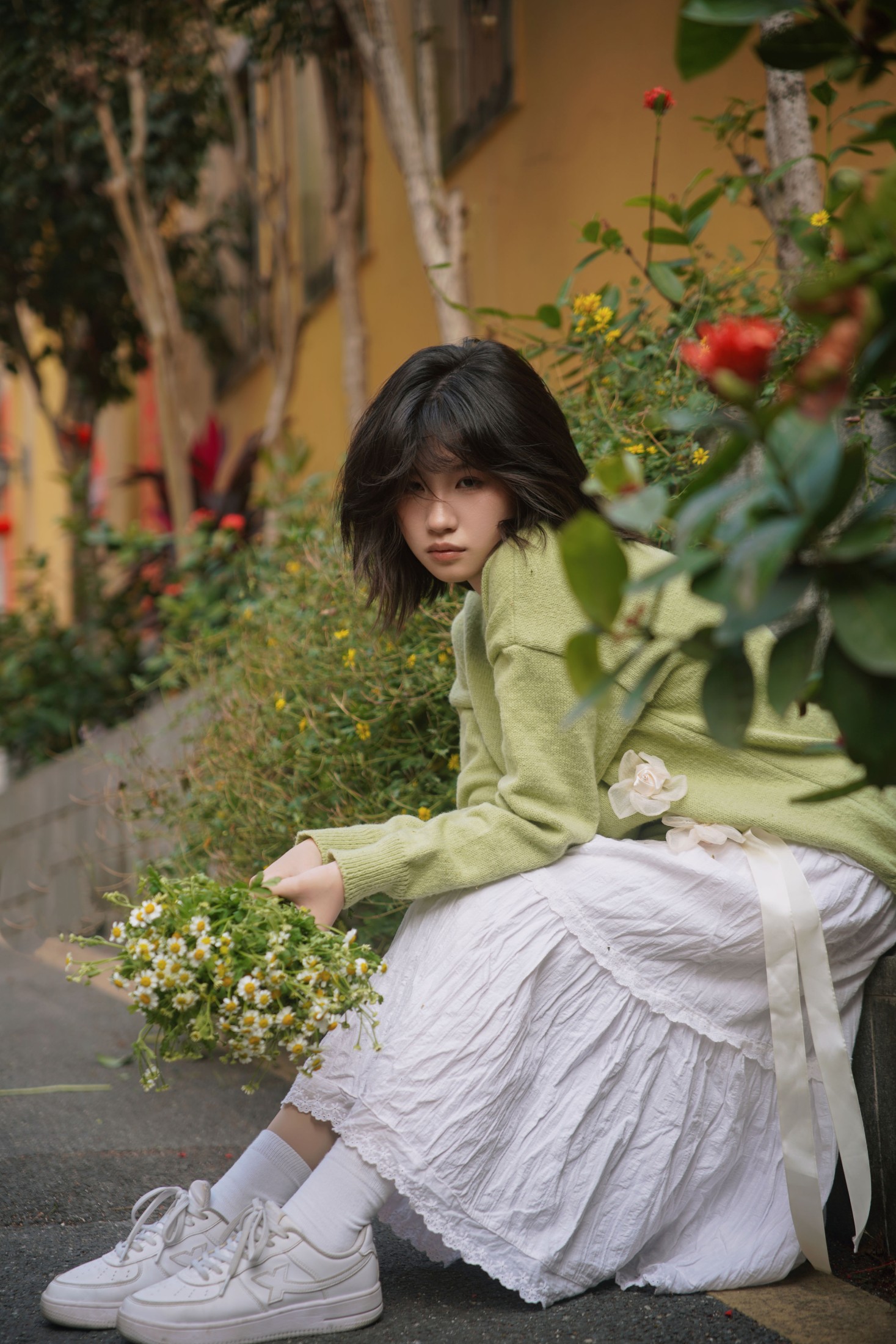 布鲁布鲁小蛋糕 – 《小雏菊少女》[40P]-66COS