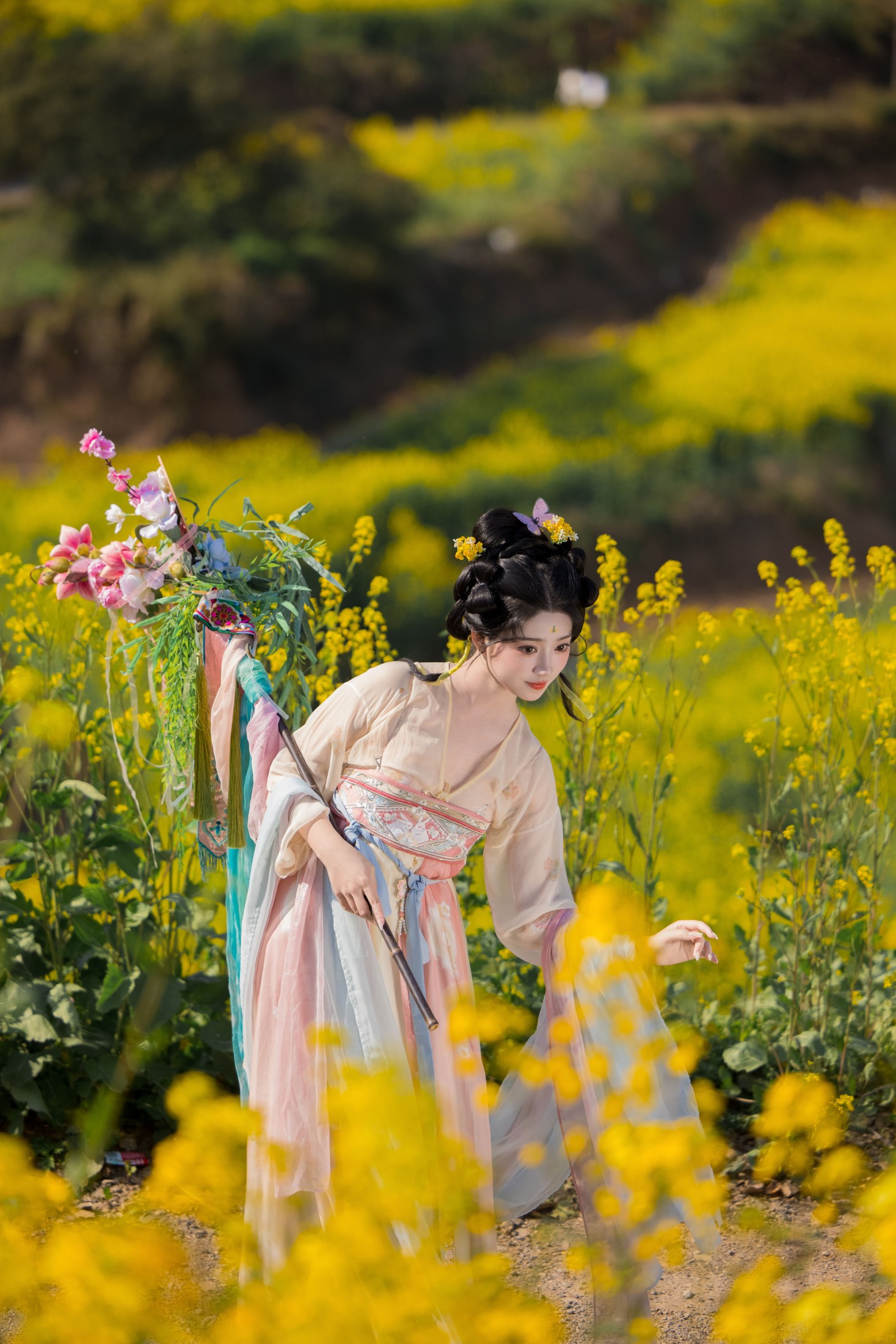 Yimi – 《油菜花与少女》[37P] 插图3