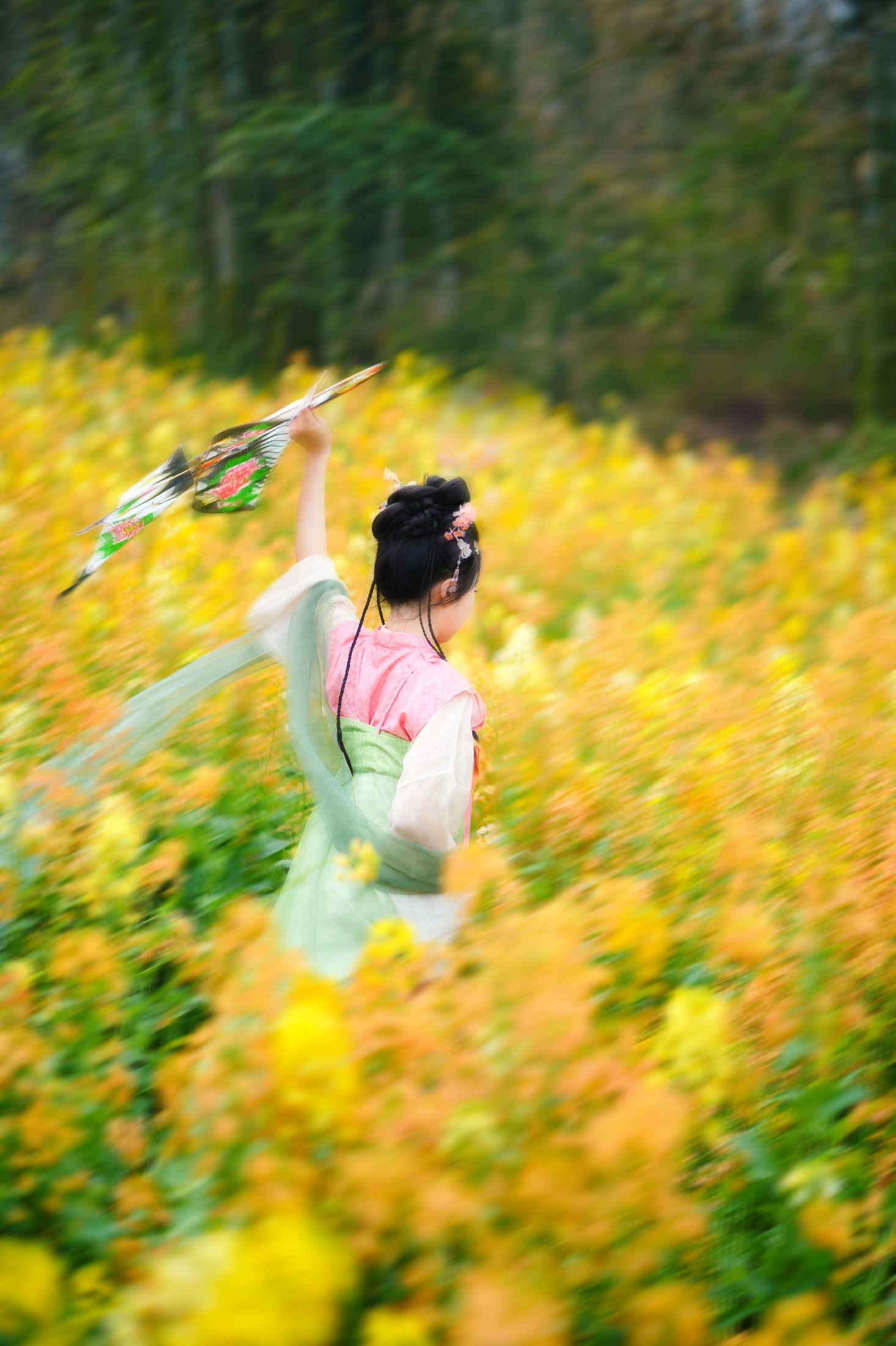 兔牙w – 《油菜》[14P]-66COS