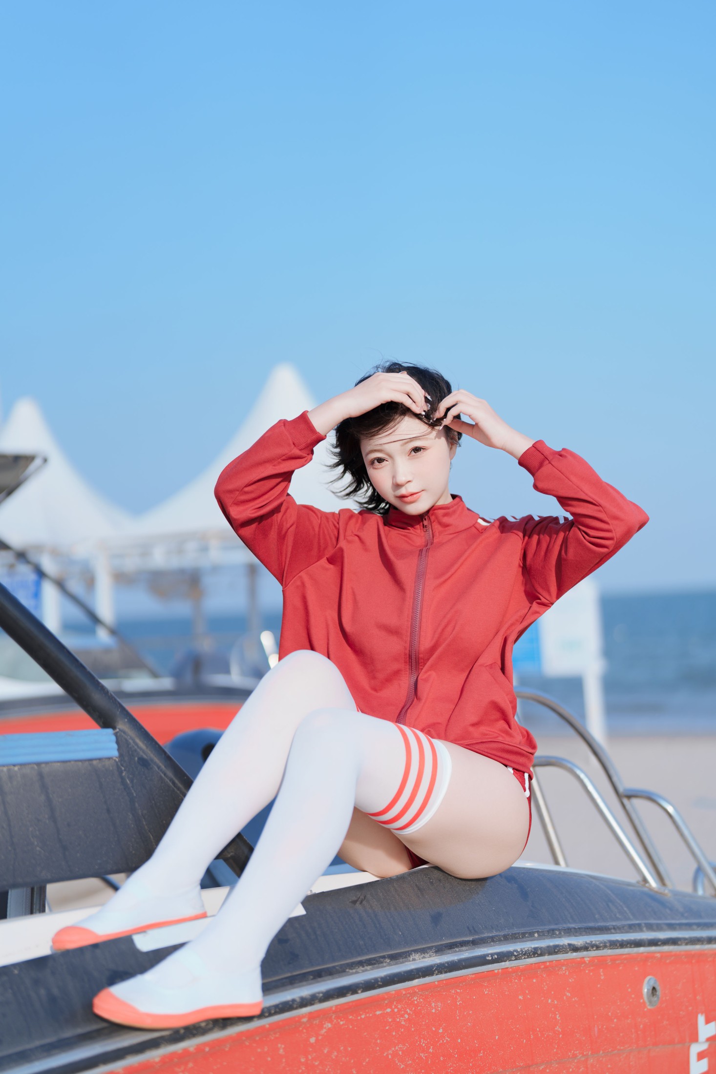 Disexi思宁 – 《海边的青春少女》[20P]-66COS