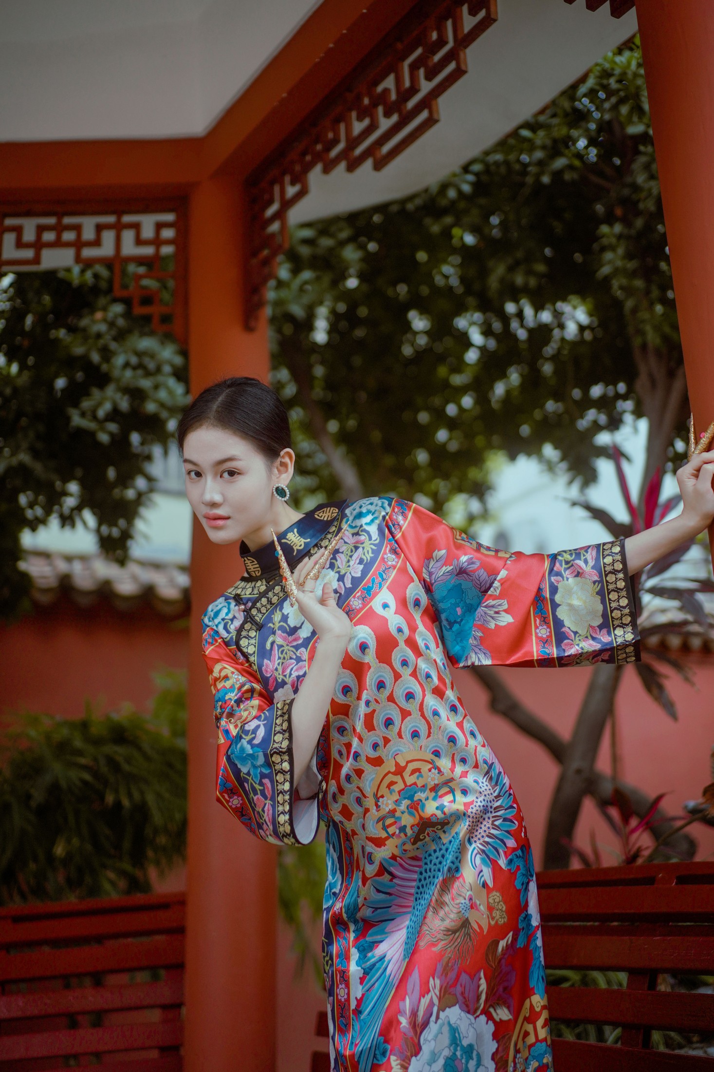 曼丽 – 《穿越清宫，红墙下的高挑格格》[46P]-66COS