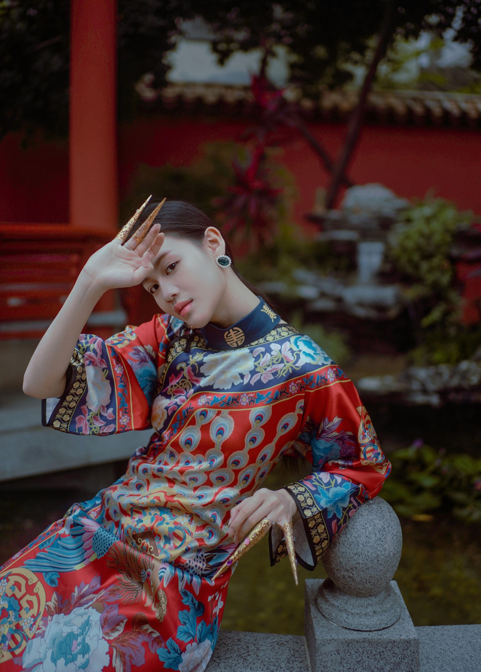 曼丽 – 《穿越清宫，红墙下的高挑格格》[46P] 插图2