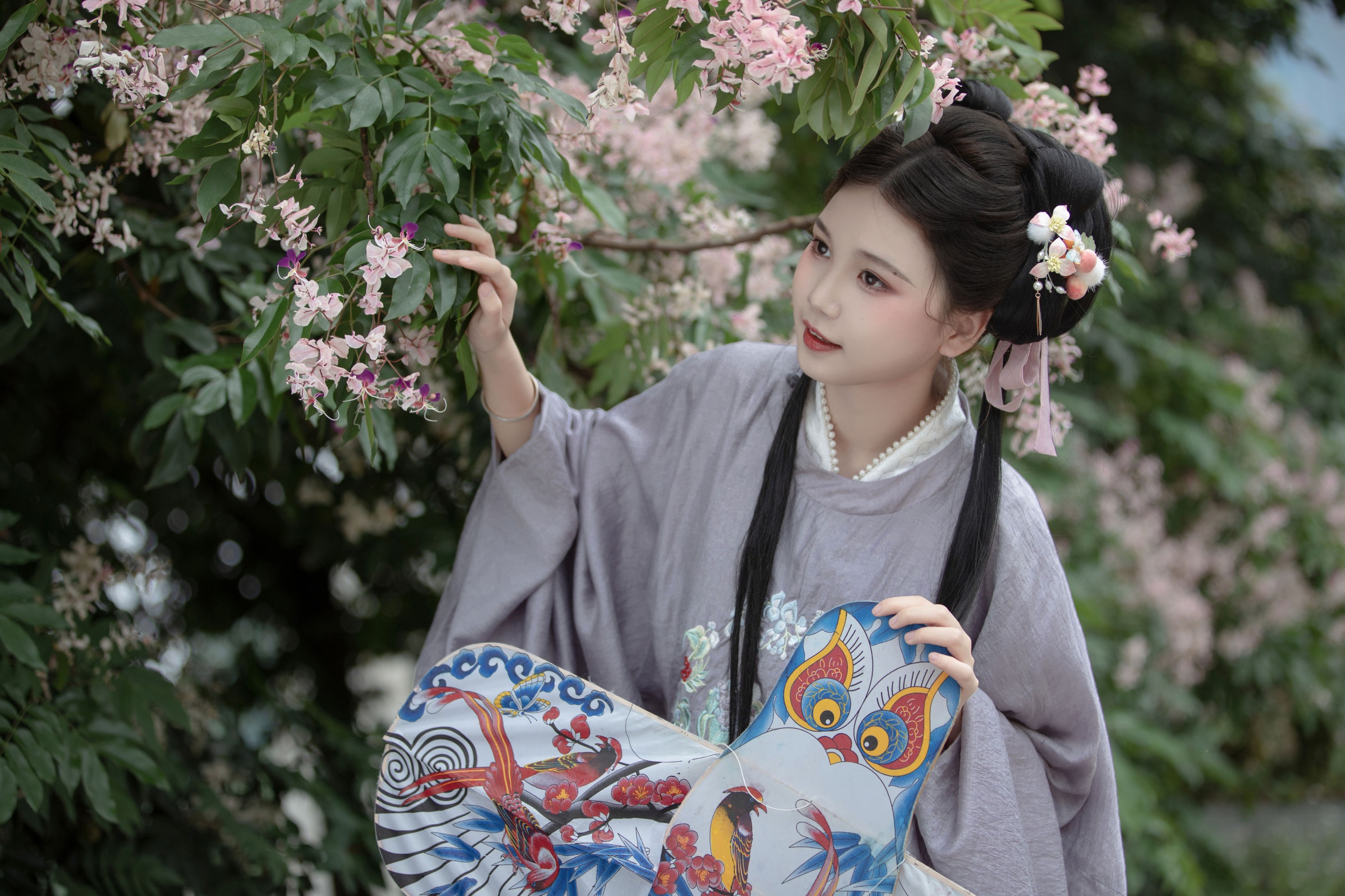 鹅鹅吃不饱 – 《春日游》[36P]-66COS