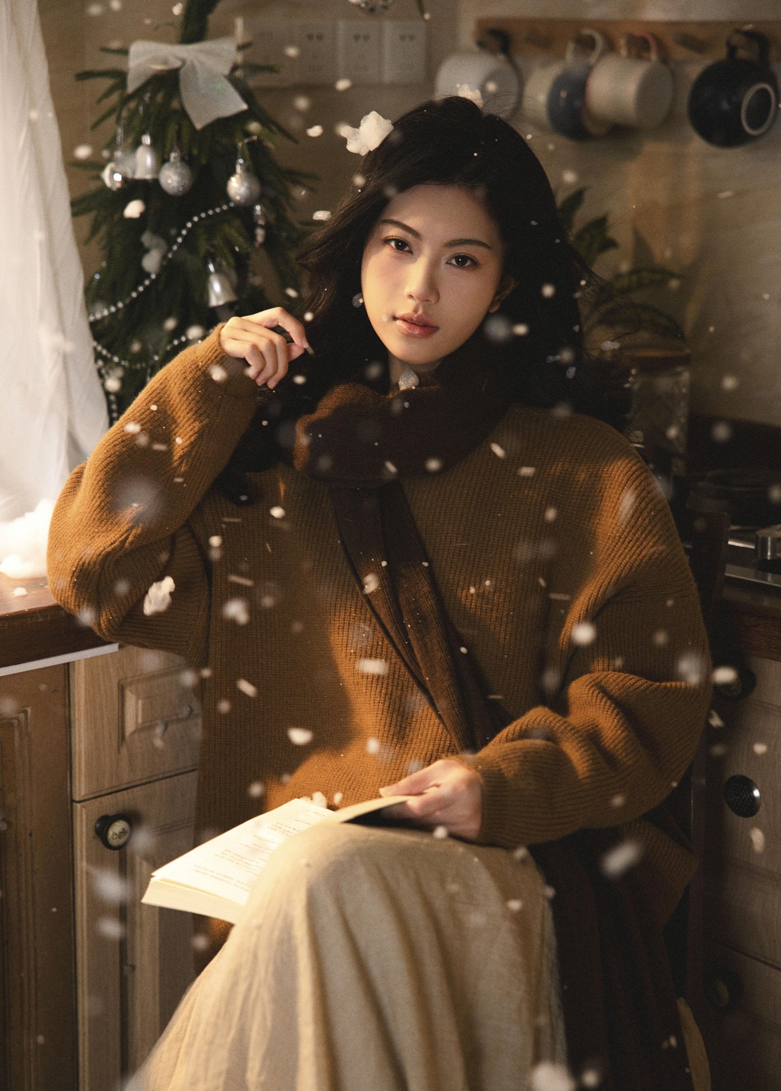 单单 – 《深秋厨房的文艺少女》[13P] 插图2