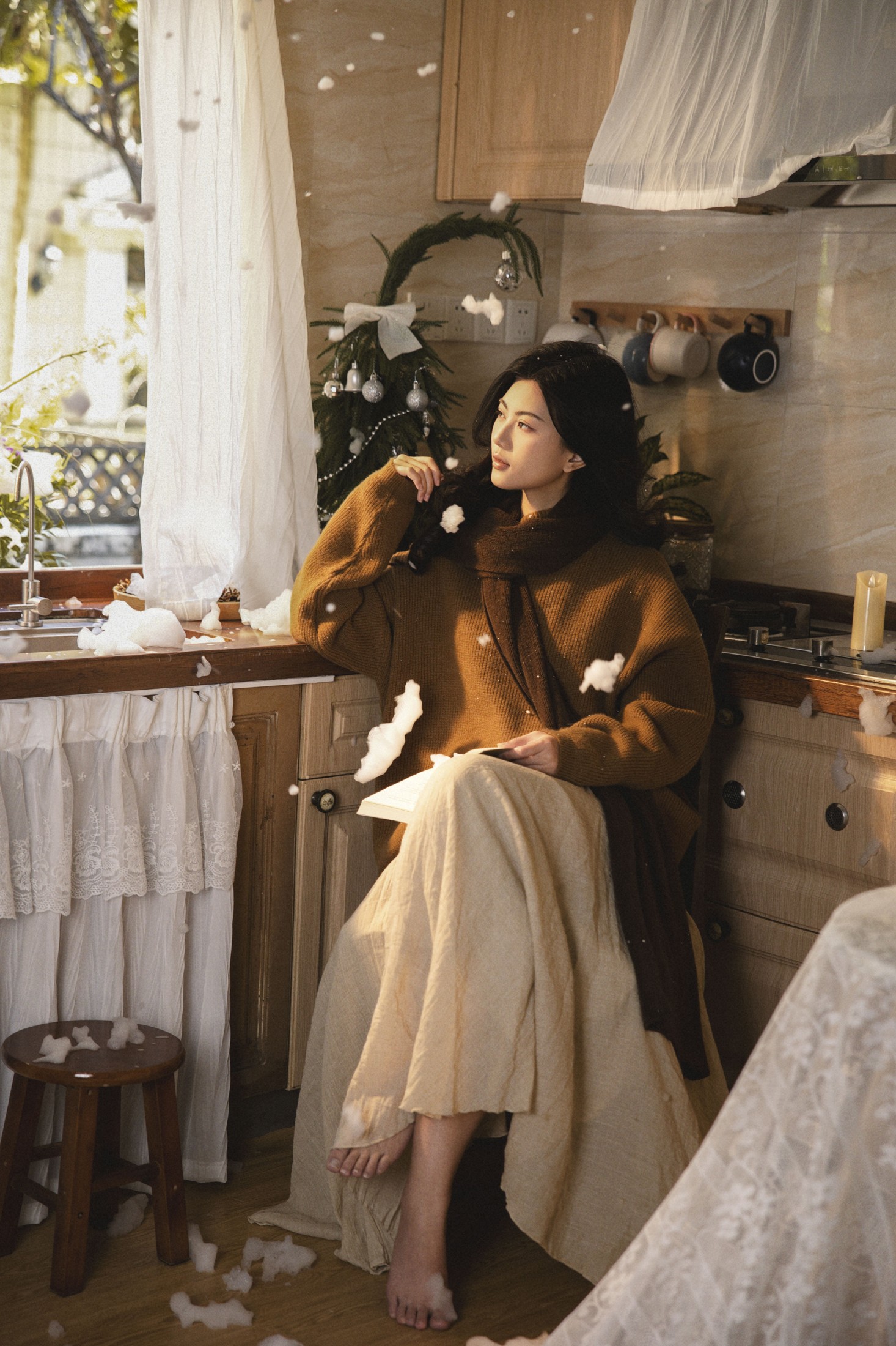 单单 – 《深秋厨房的文艺少女》[13P] 插图3