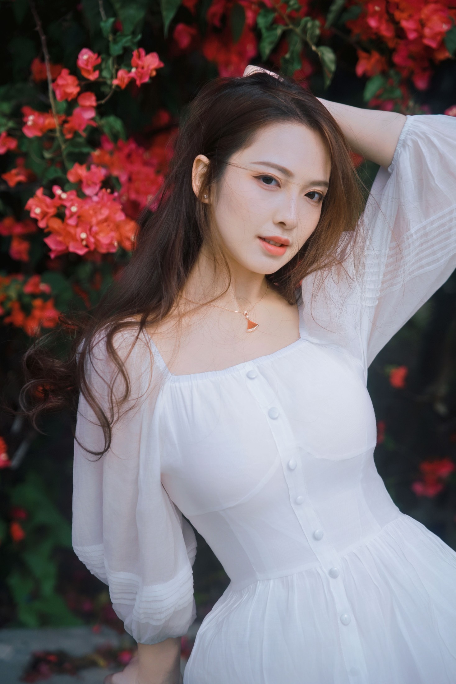 颖儿YY – 《三角梅瀑，藏住少女温柔》[46P] 插图4