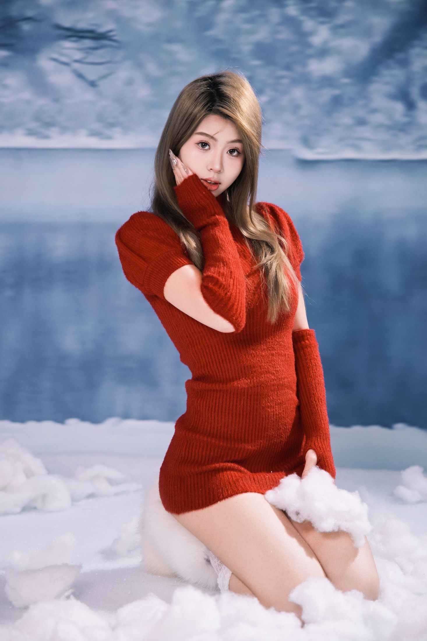 小玉 – 《雪地暖灯》[13P]-66COS