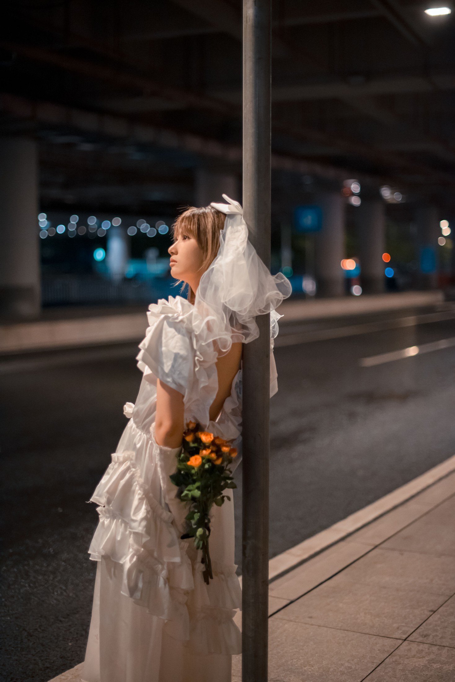 苏苏 – 《婚纱背后》[18P]-66COS