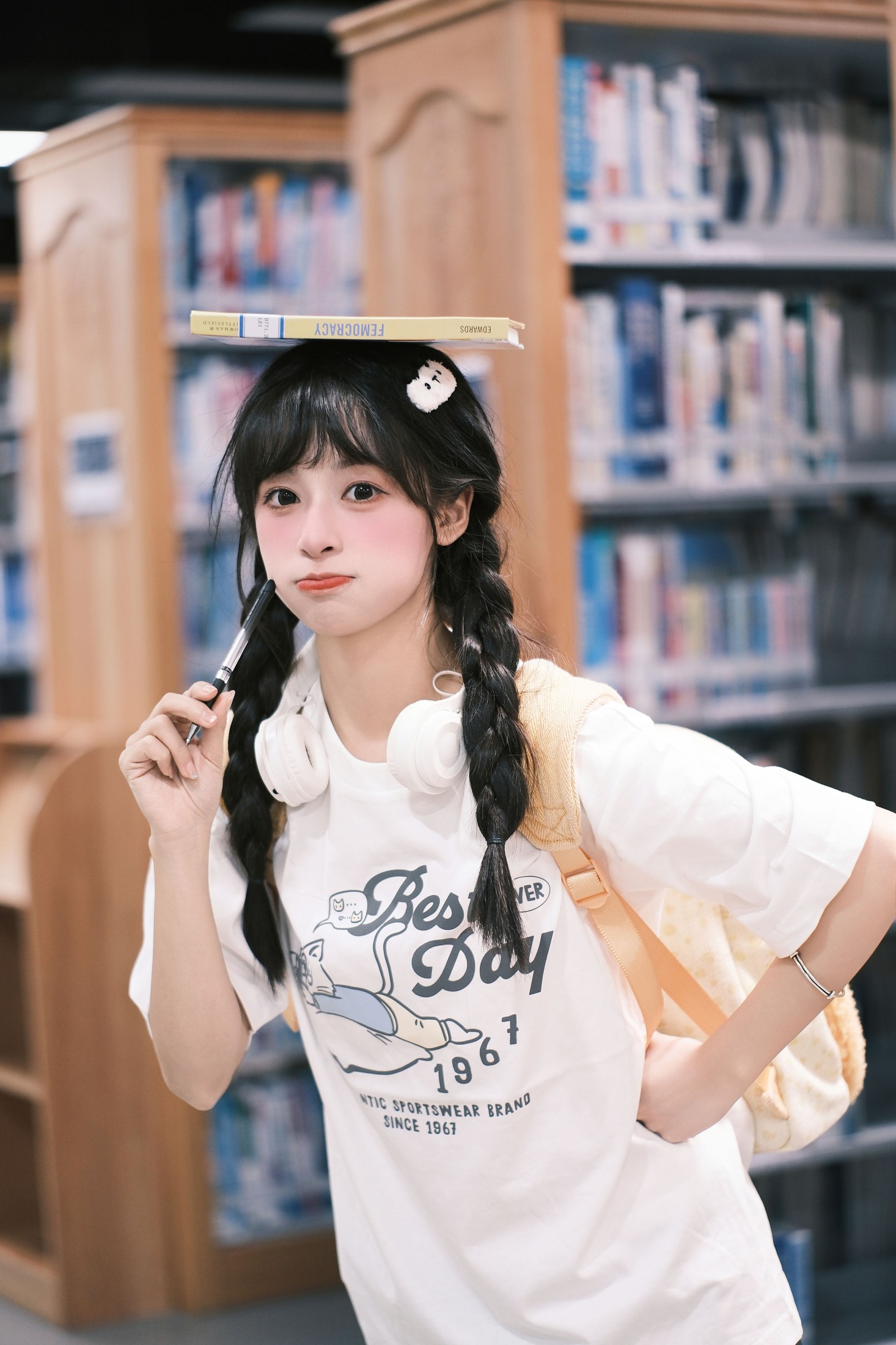 夏芋小年 – 《图书馆女孩》[27P] 插图4