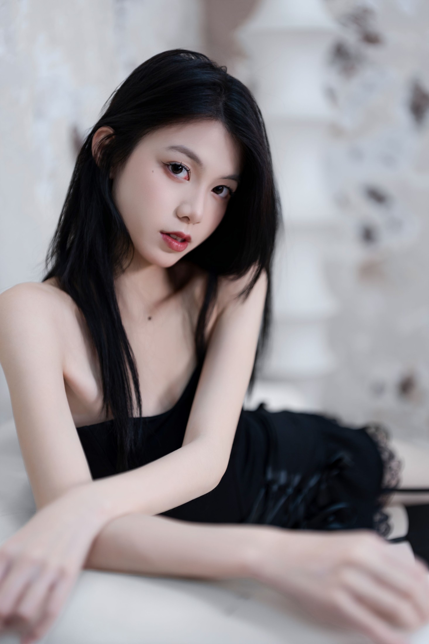 小桢同学 – 《黑裙佳人的优雅时刻》[53P]-66COS