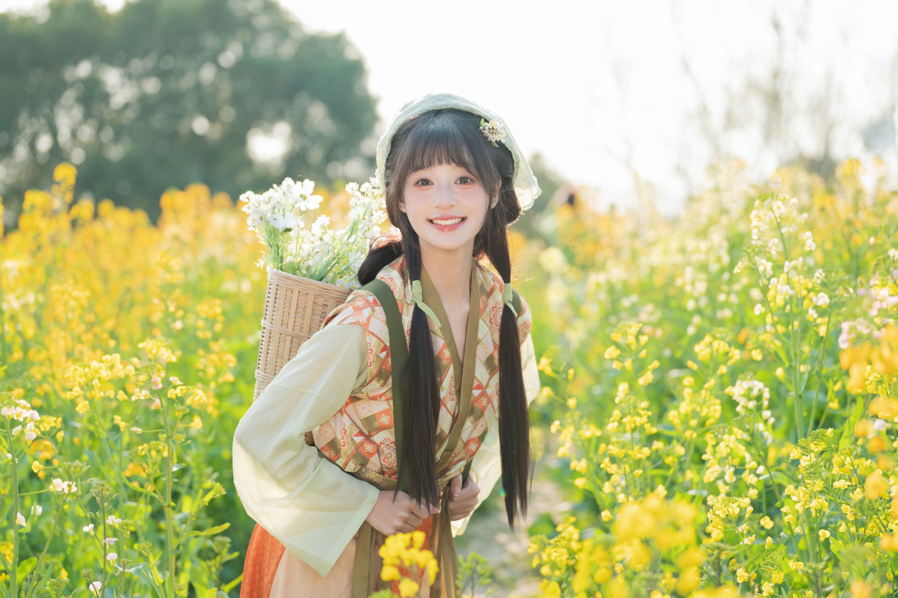 夏芋小年 – 《油菜花》[39P]-66COS
