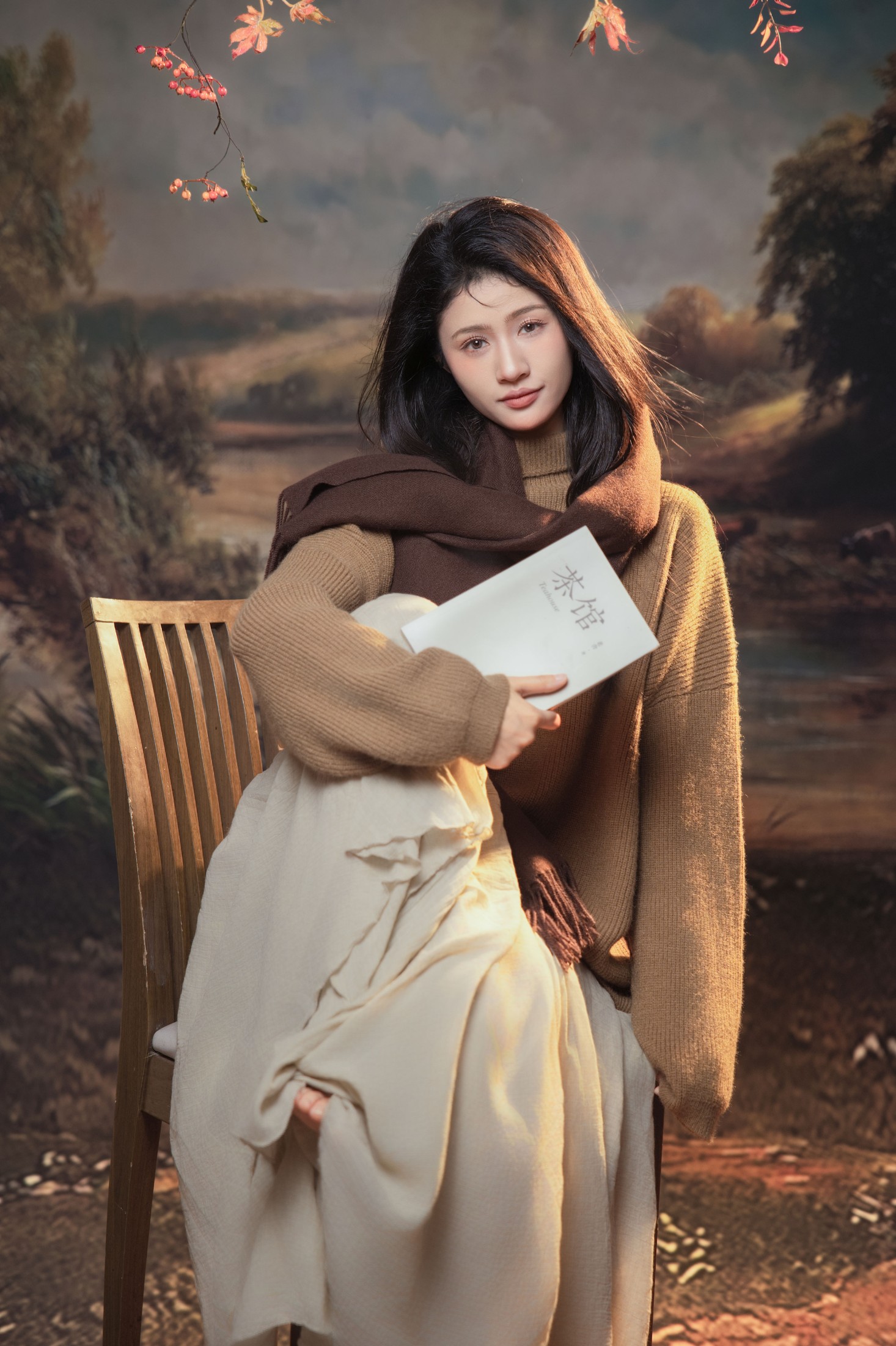 欣欣 – 《深秋的文艺少女》[13P] 插图4