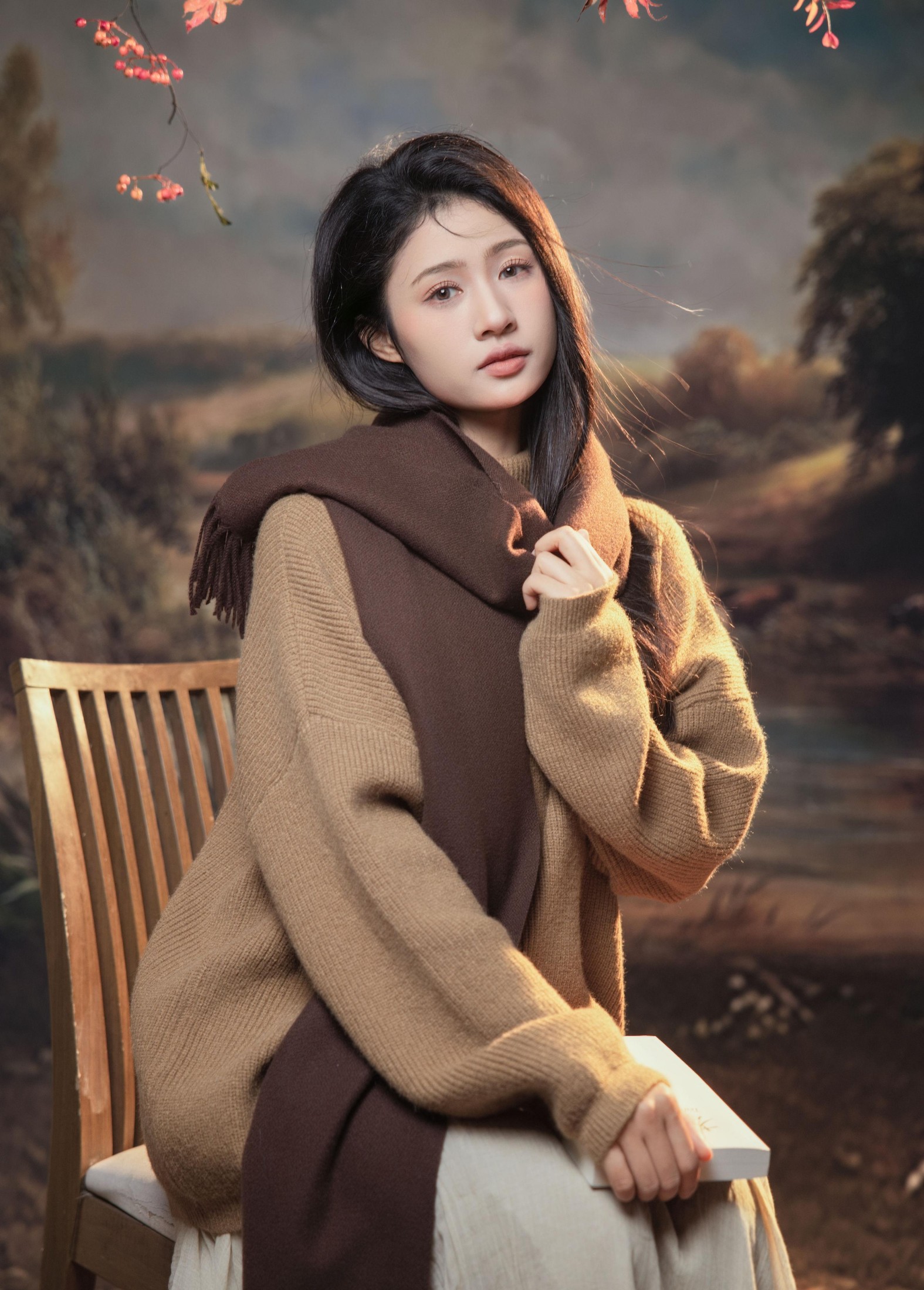 欣欣 – 《深秋的文艺少女》[13P] 插图2