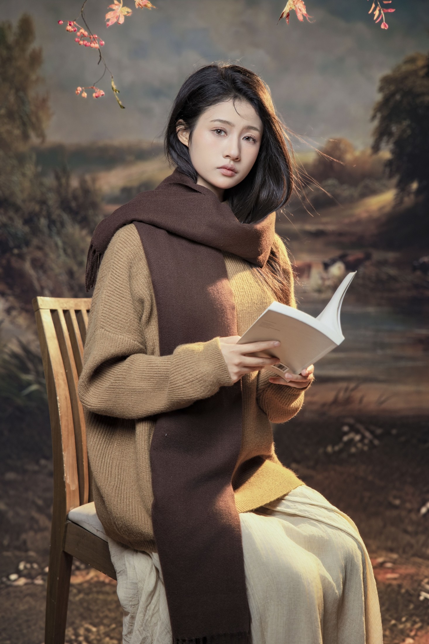 欣欣 – 《深秋的文艺少女》[13P]-66COS