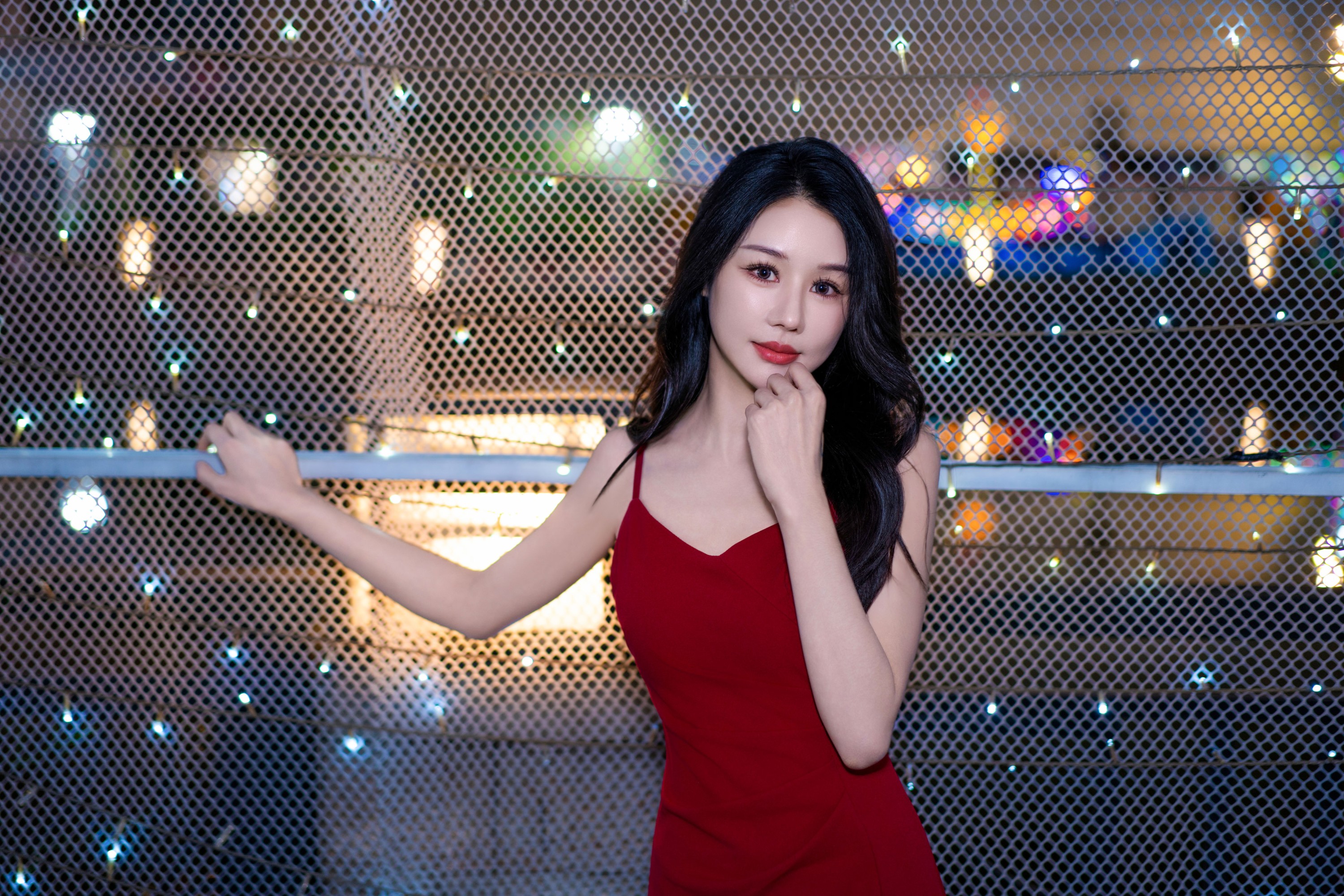 雪莉 – 《千灯湖夜未央：红裙女神的光影诗篇》[18P] 插图4