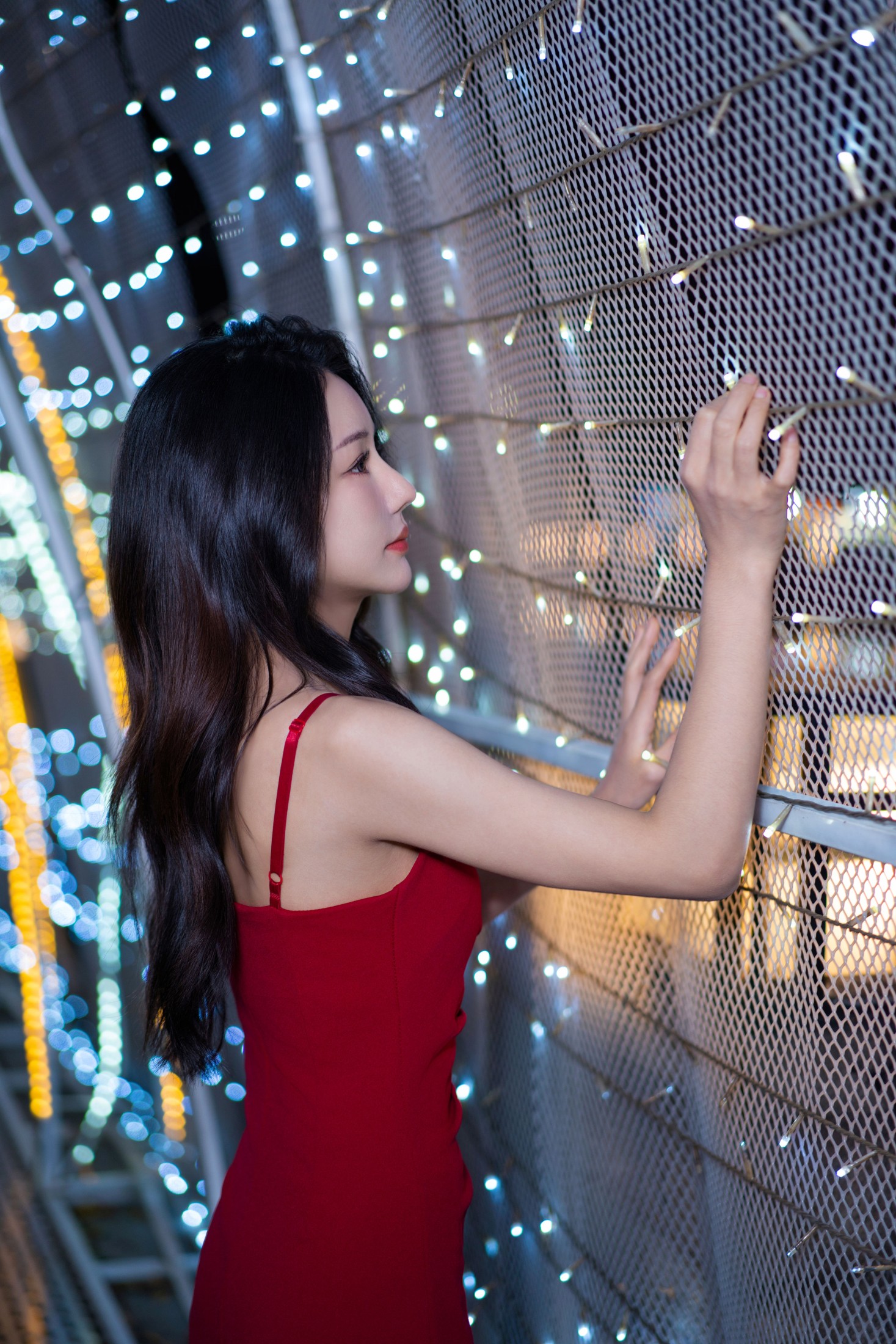 雪莉 – 《千灯湖夜未央：红裙女神的光影诗篇》[18P] 插图3