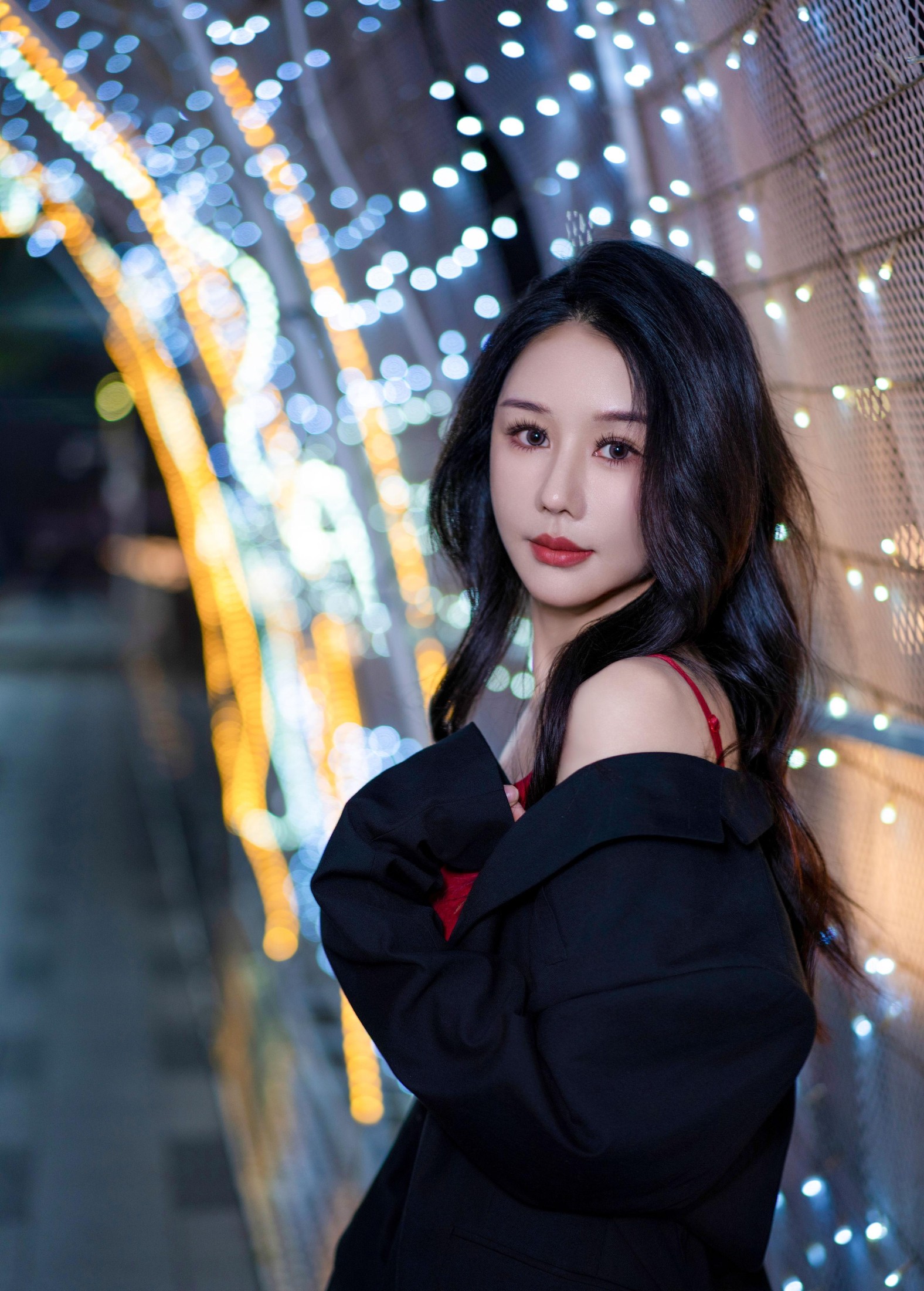 雪莉 – 《千灯湖夜未央：红裙女神的光影诗篇》[18P] 插图2