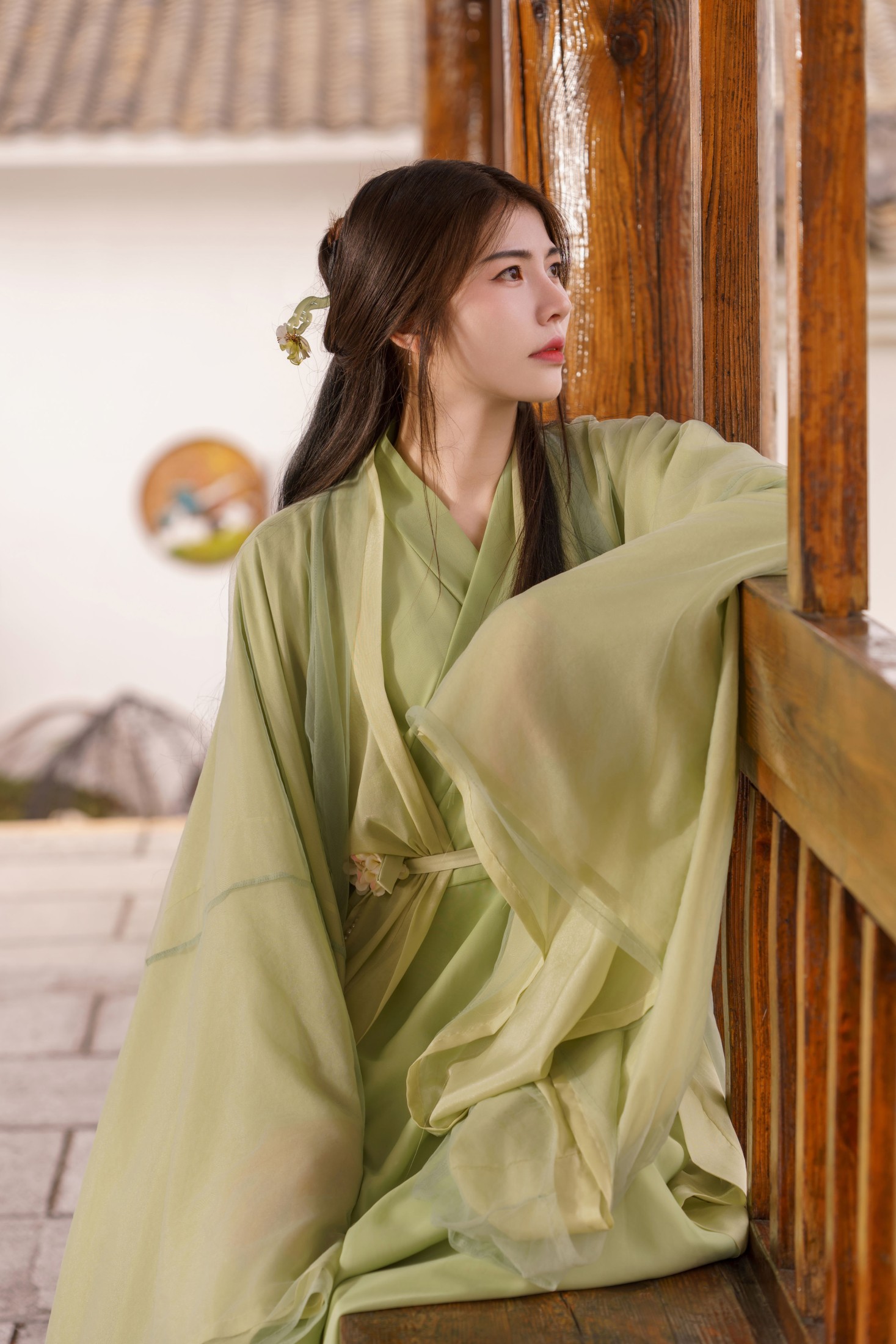 青葙女子 – 《绿衣幽梦：古韵风华集》[15P] 插图5