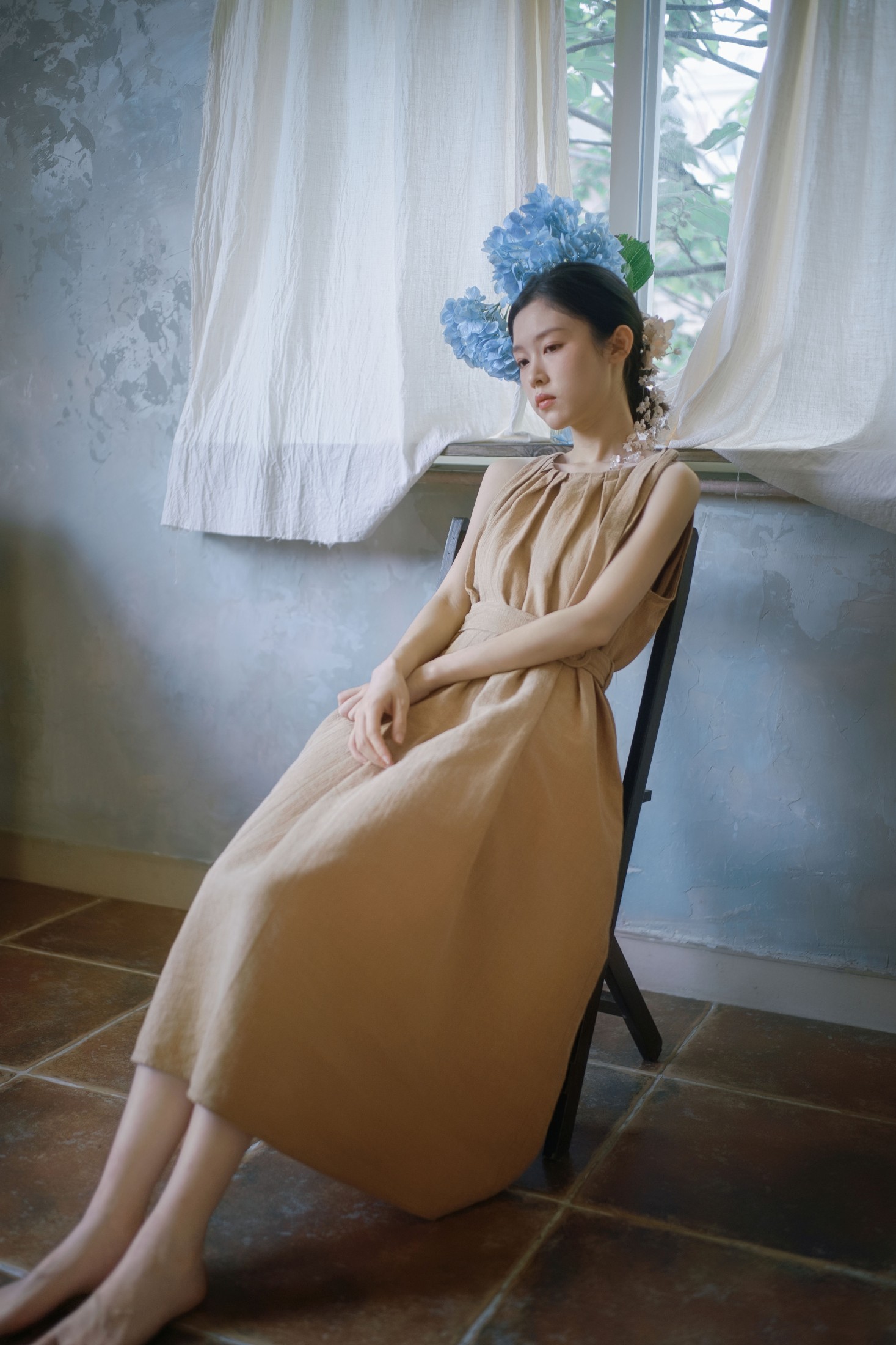 一只柚子 – 《时光诗画：花影少女时光》[47P] 插图5