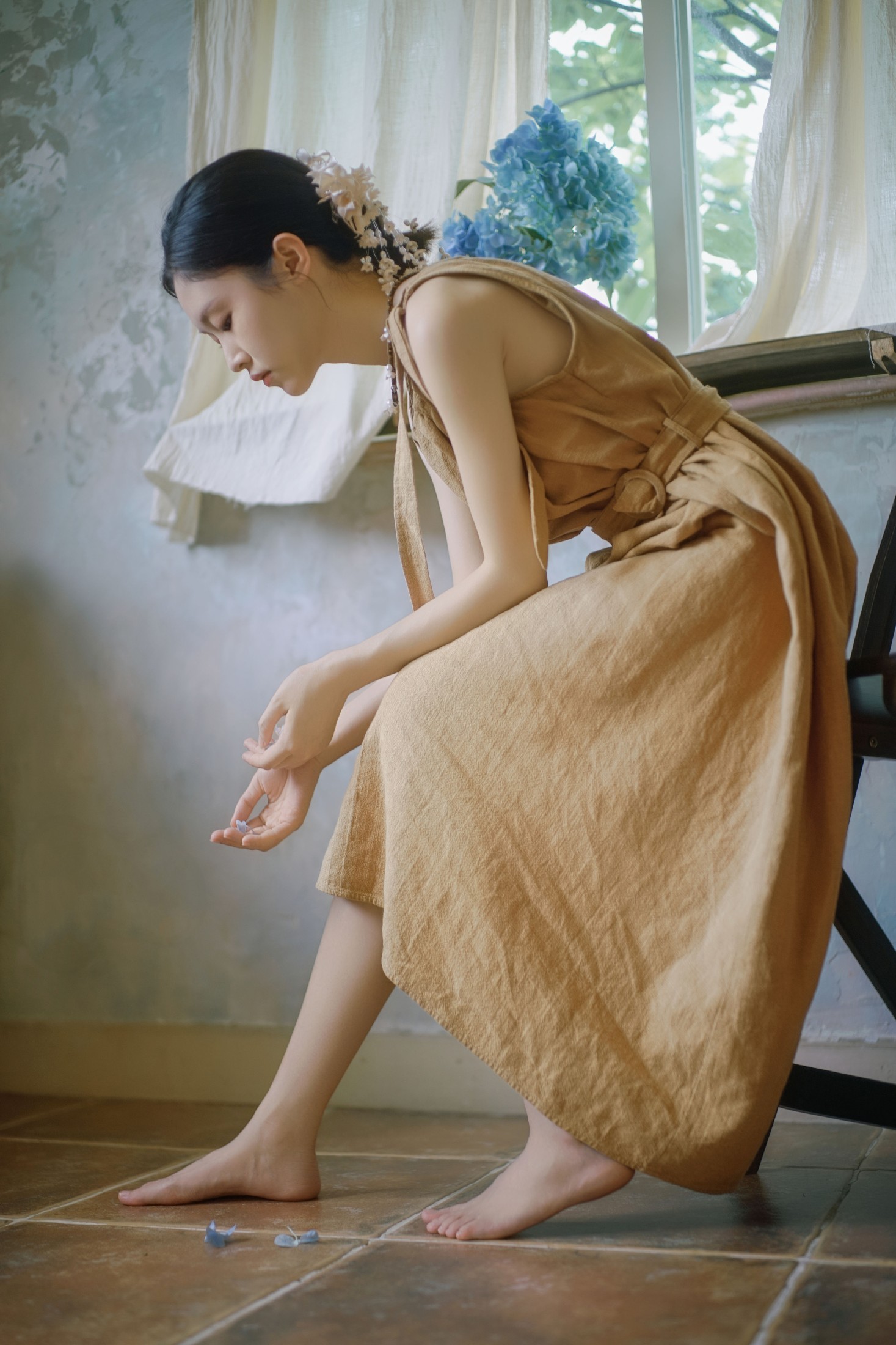 一只柚子 – 《时光诗画：花影少女时光》[47P] 插图4