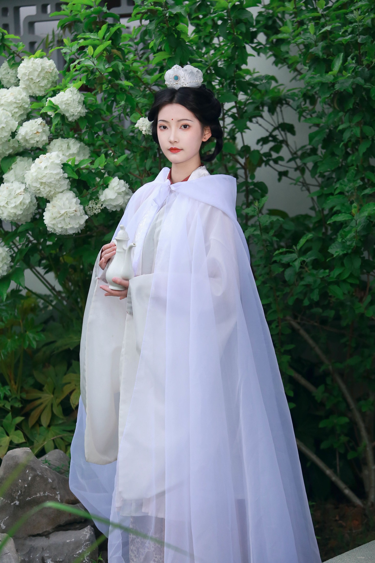 南瓜粥 – 《木绣球下的神女》[15P]-66COS