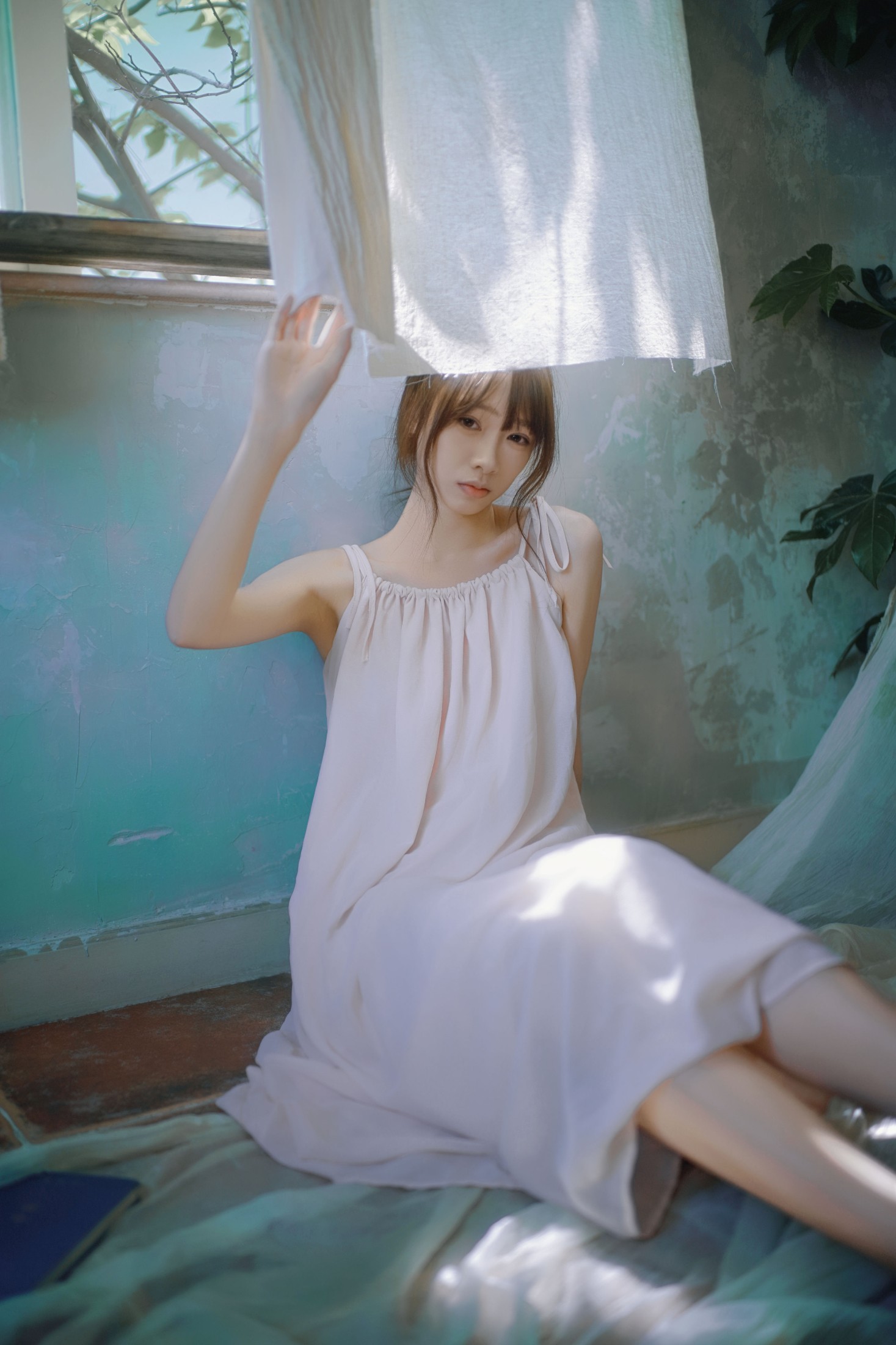 看不清小桂 – 《粉裙少女，海韵柔光》[41P] 插图4