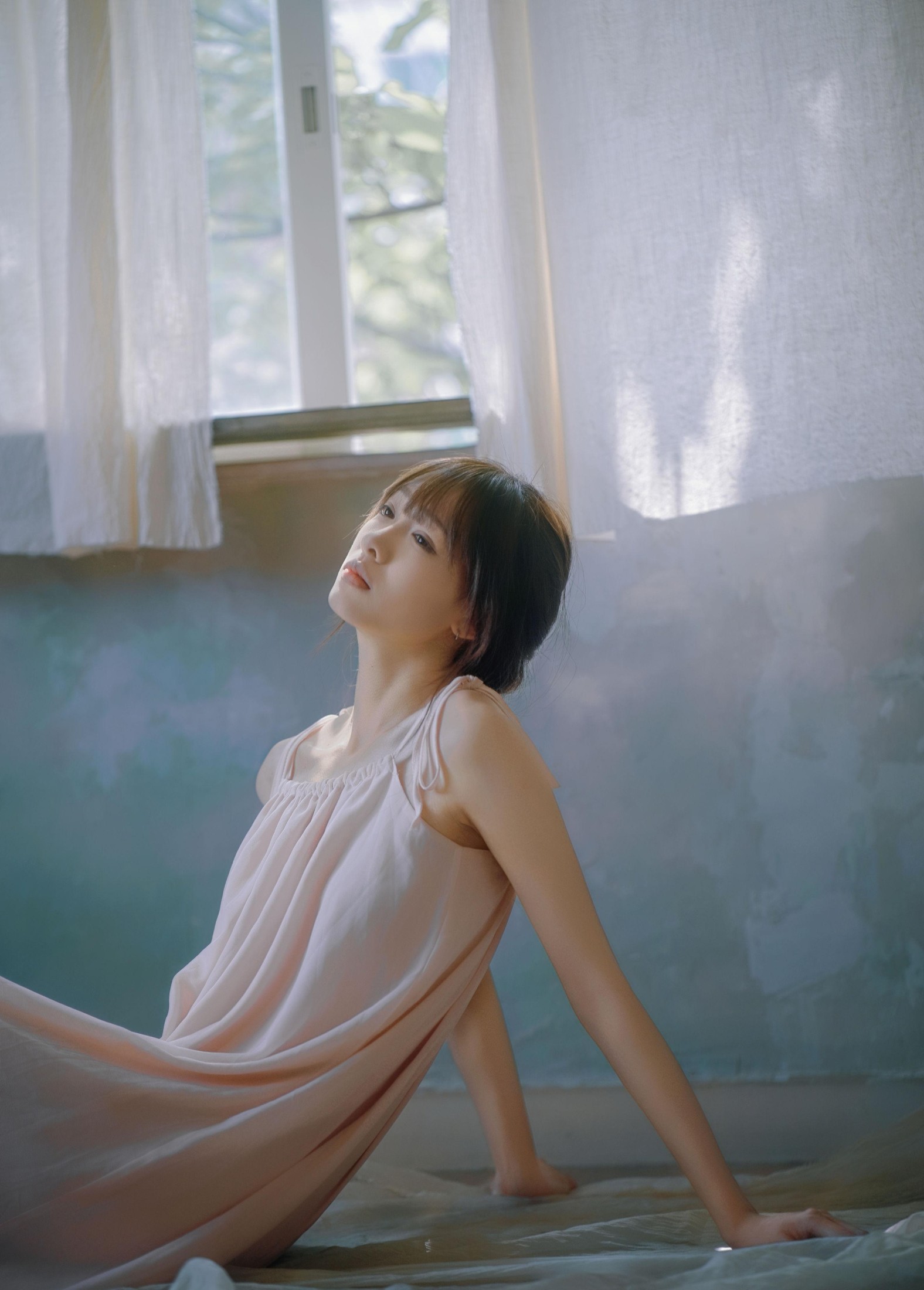 看不清小桂 – 《粉裙少女，海韵柔光》[41P] 插图2