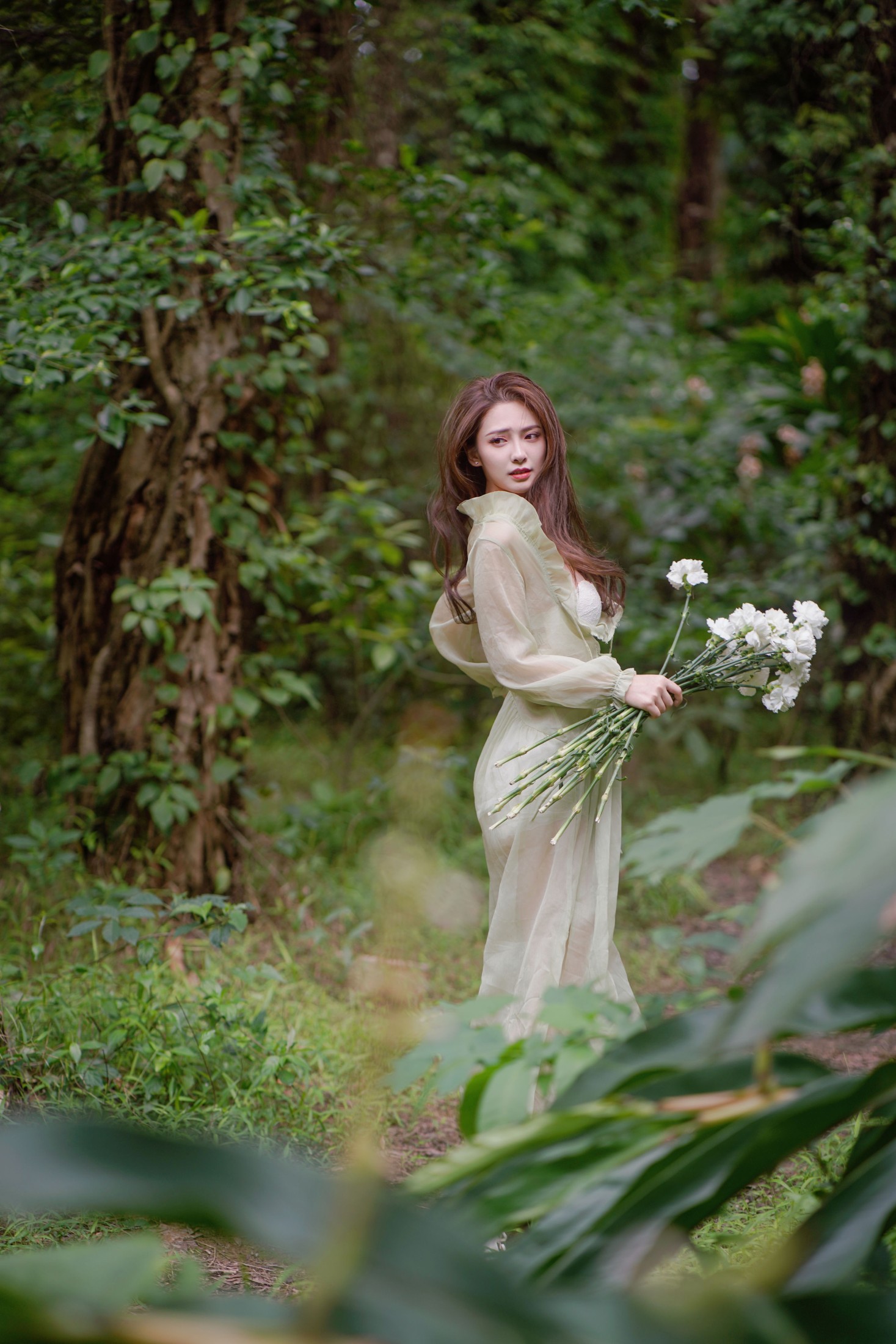  – 《森林童话：绿裙少女与光共舞》[39P] 插图4