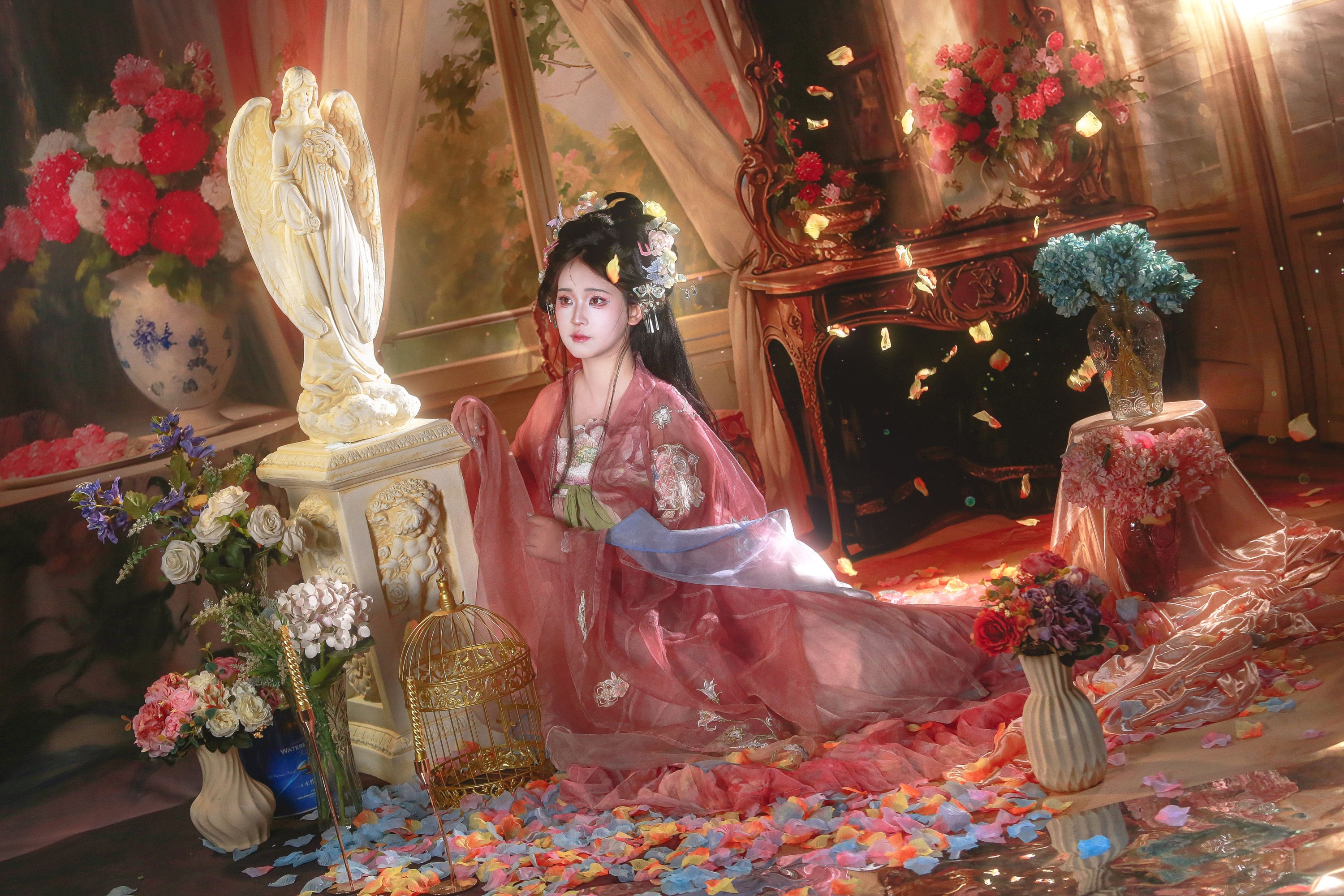 肥牛 – 《油画少女》[15P]-66COS