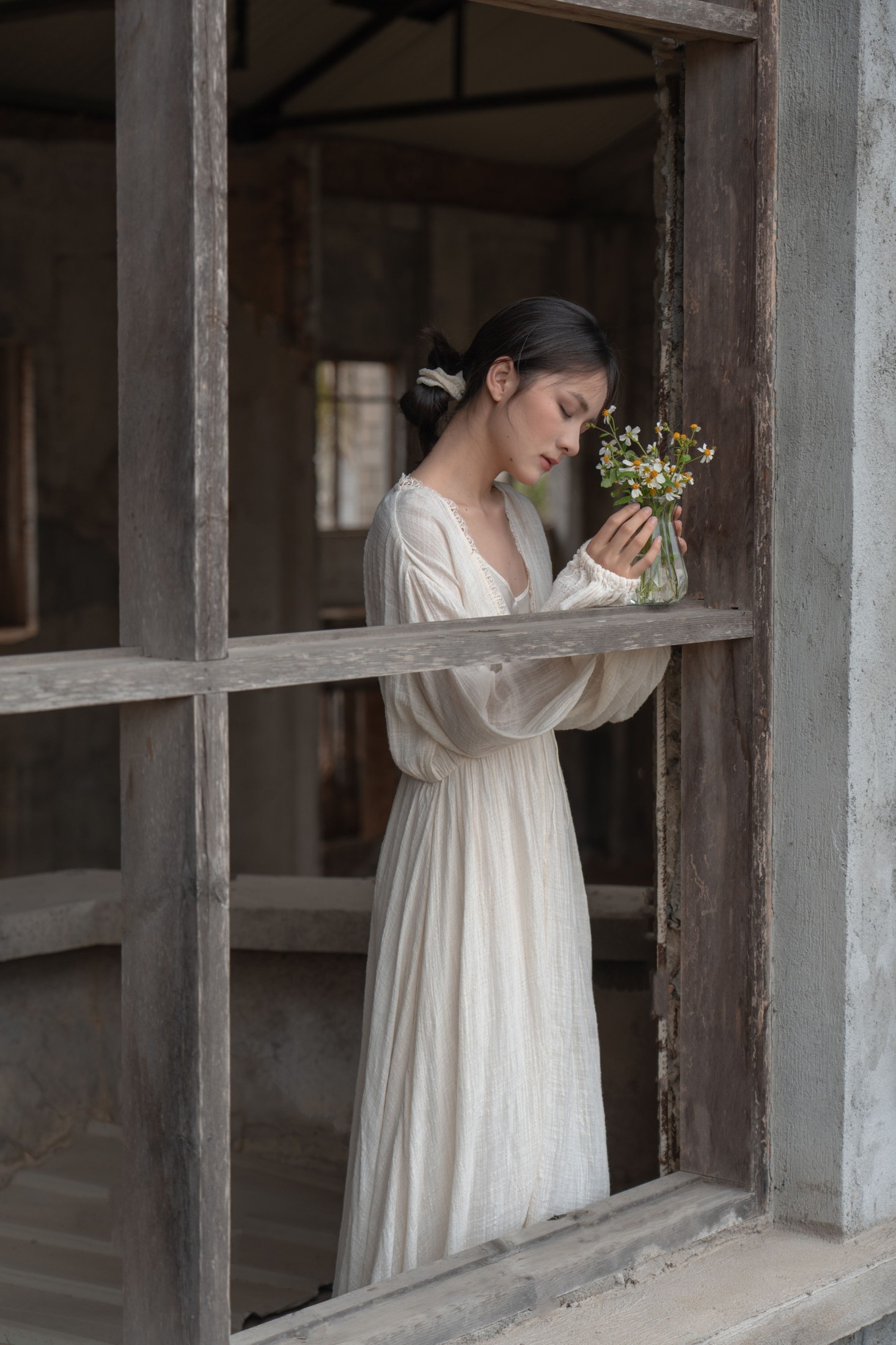 小雨天气 – 《裙摆漫过时光的碎痕》[18P] 插图4