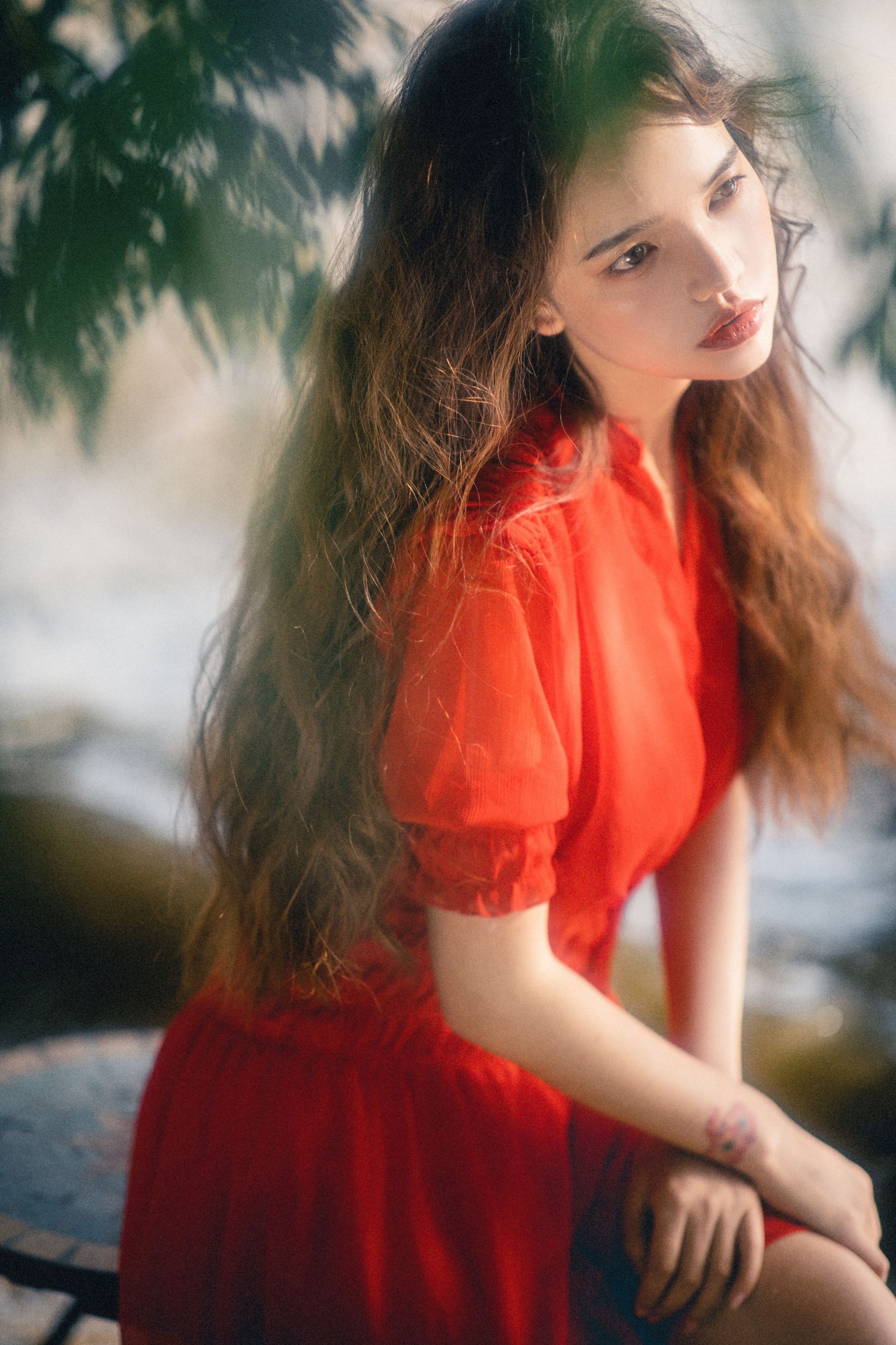 肉肉馅团子 – 《假日红裙》[17P] 插图5