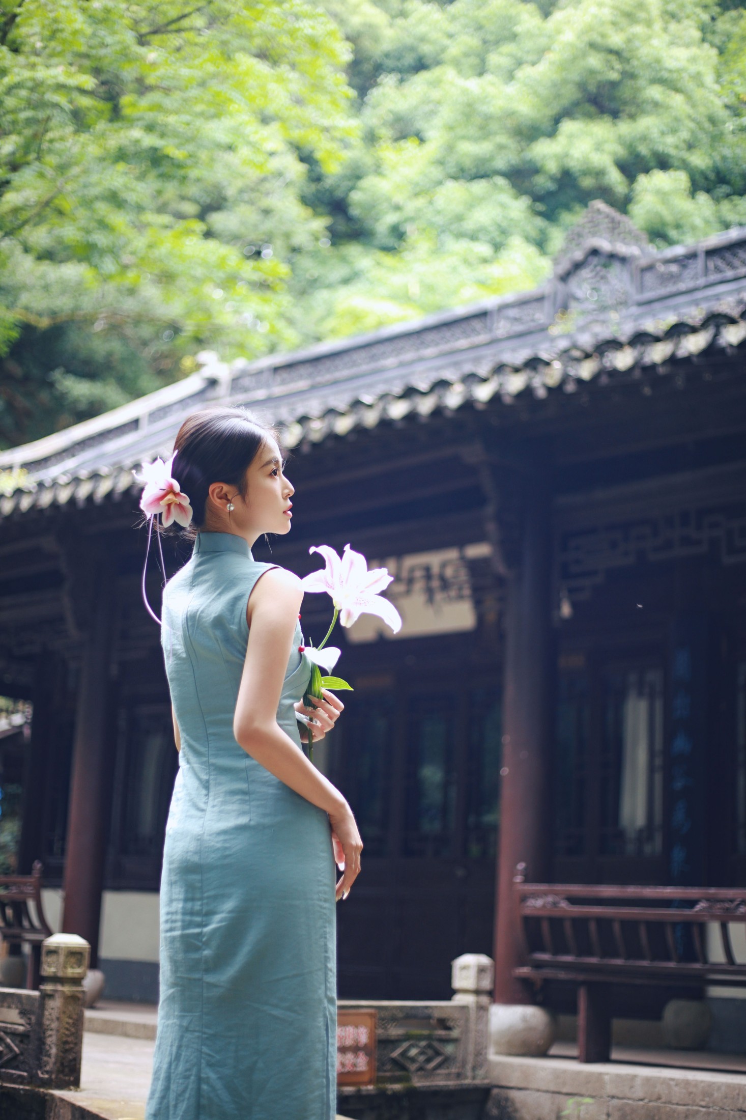 小蓝 – 《越王台旗袍新中式》[31P] 插图5