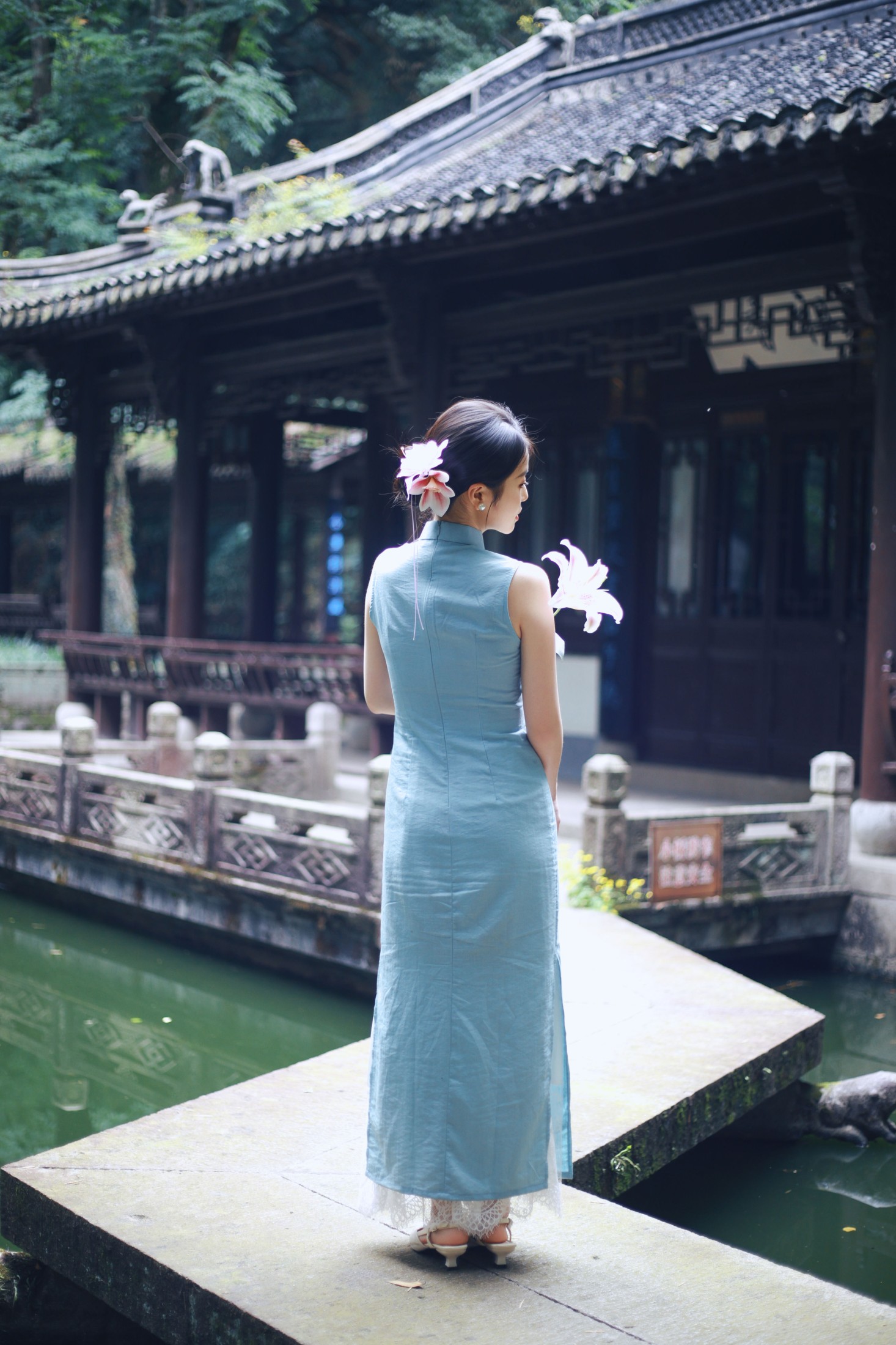 小蓝 – 《越王台旗袍新中式》[31P] 插图3