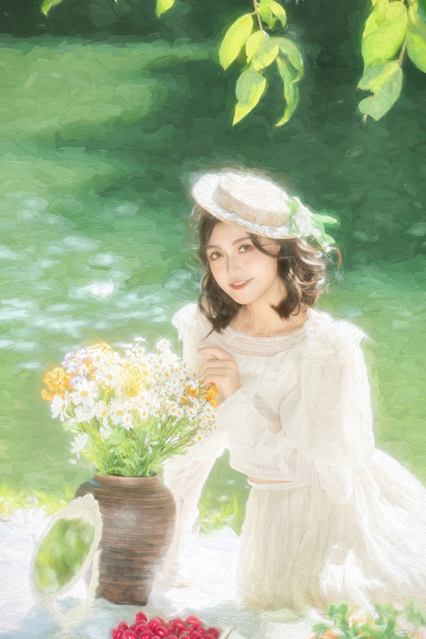 阿稀 – 《赴一场油画般的浪漫野餐》[20P]-66COS