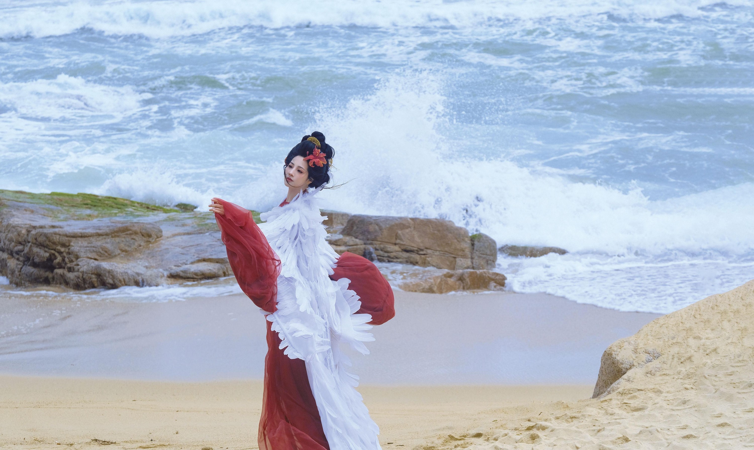 琼崽爱吃四季豆 – 《玄鸟》[28P]-66COS
