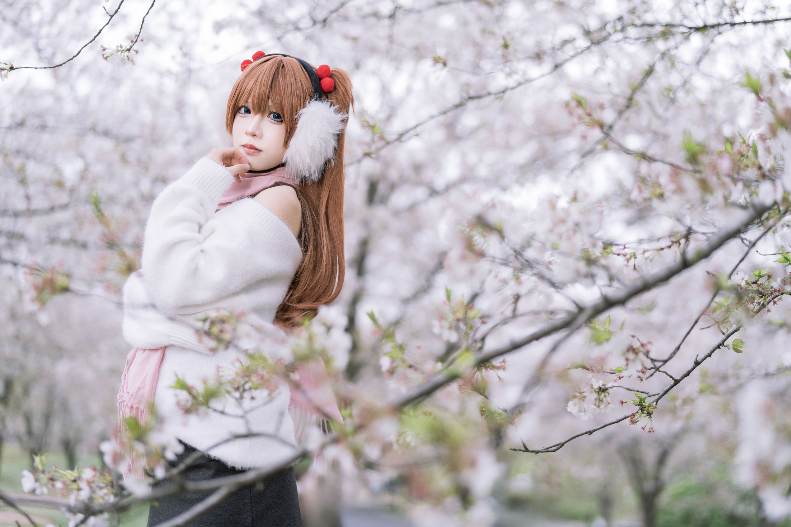 挽希- – 《静怡樱花林》[23P]-66COS