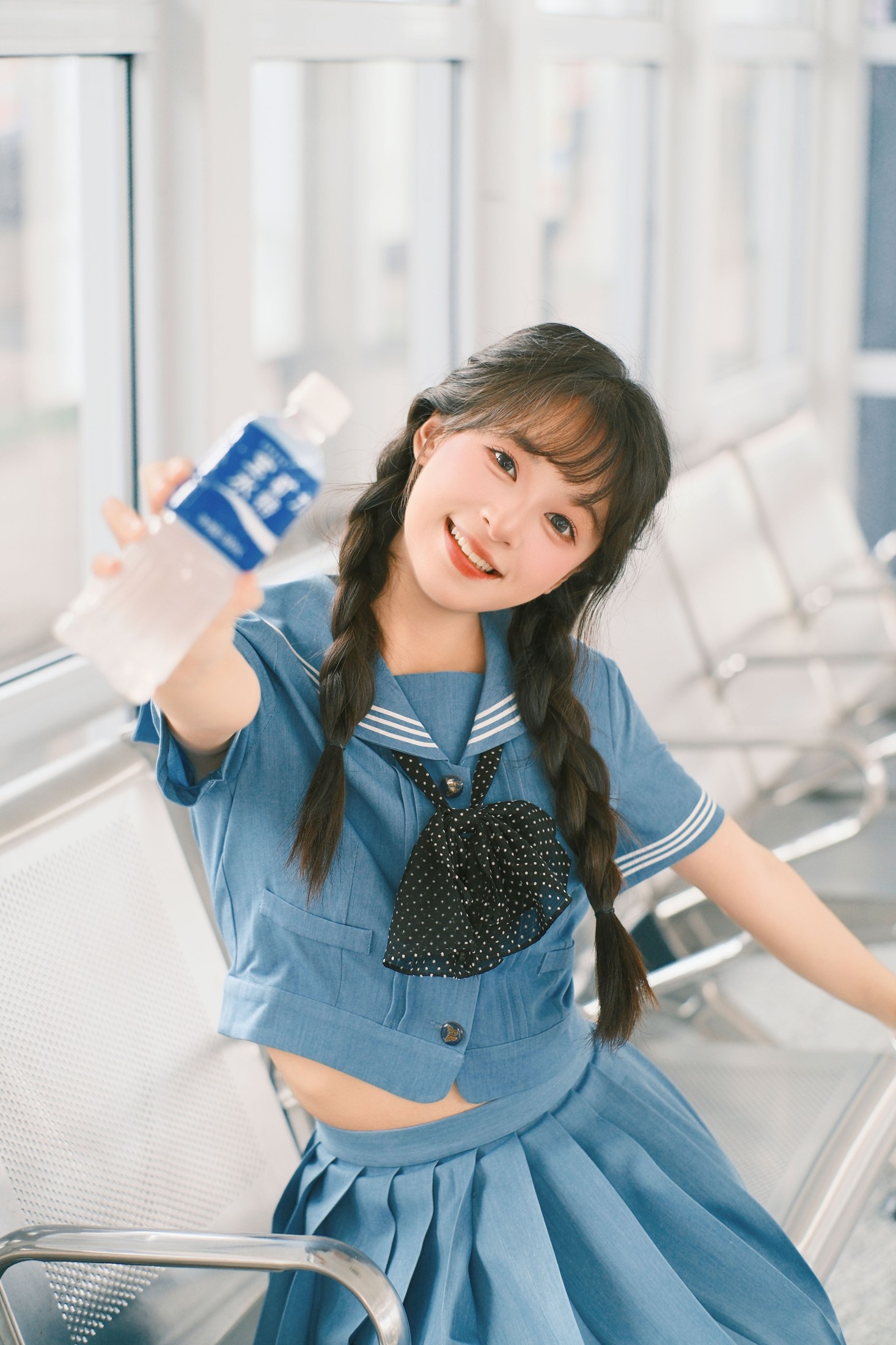 夏芋小年 – 《蓝色系jk》[19P] 插图3