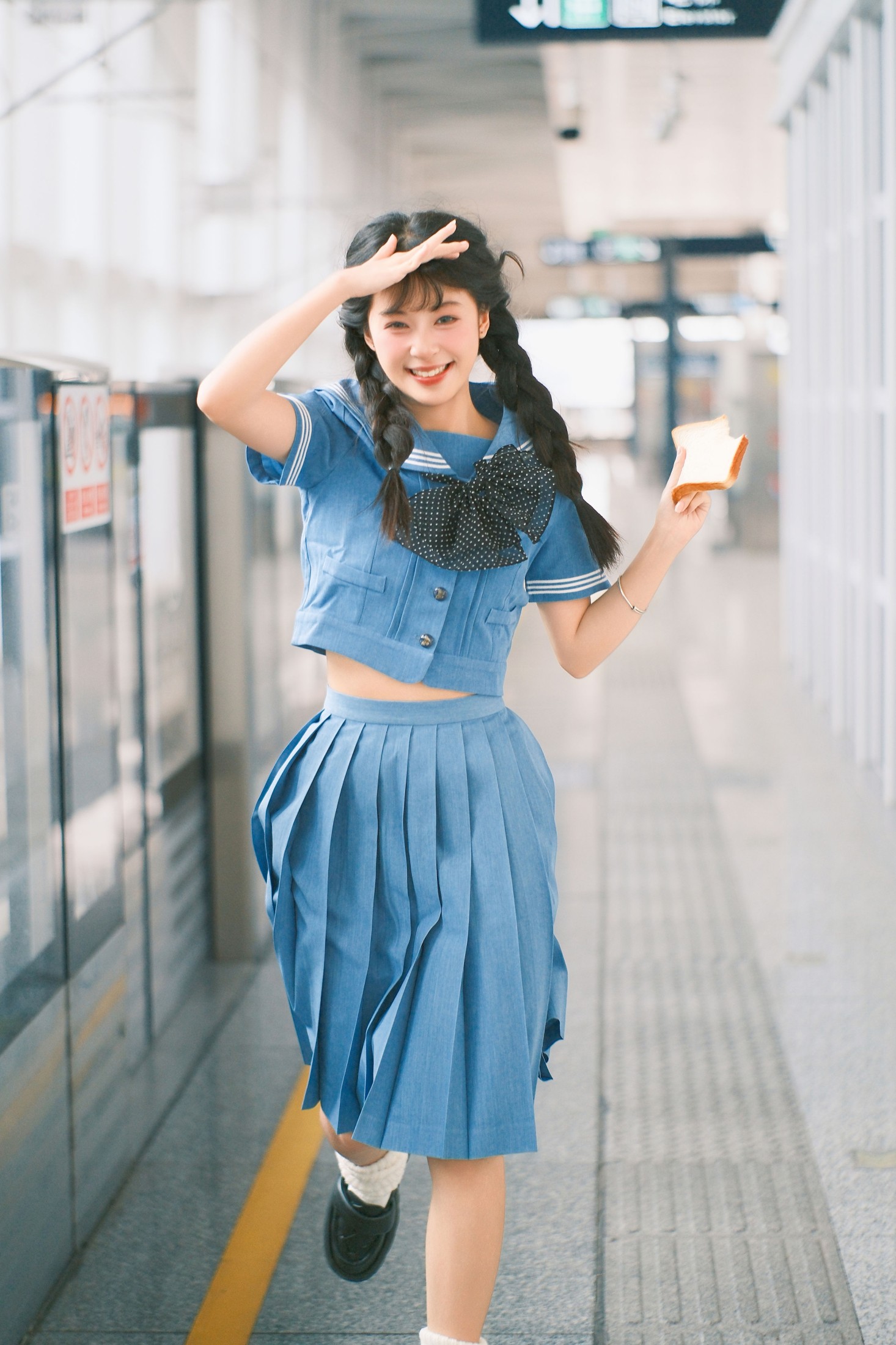 夏芋小年 – 《蓝色系jk》[19P] 插图5