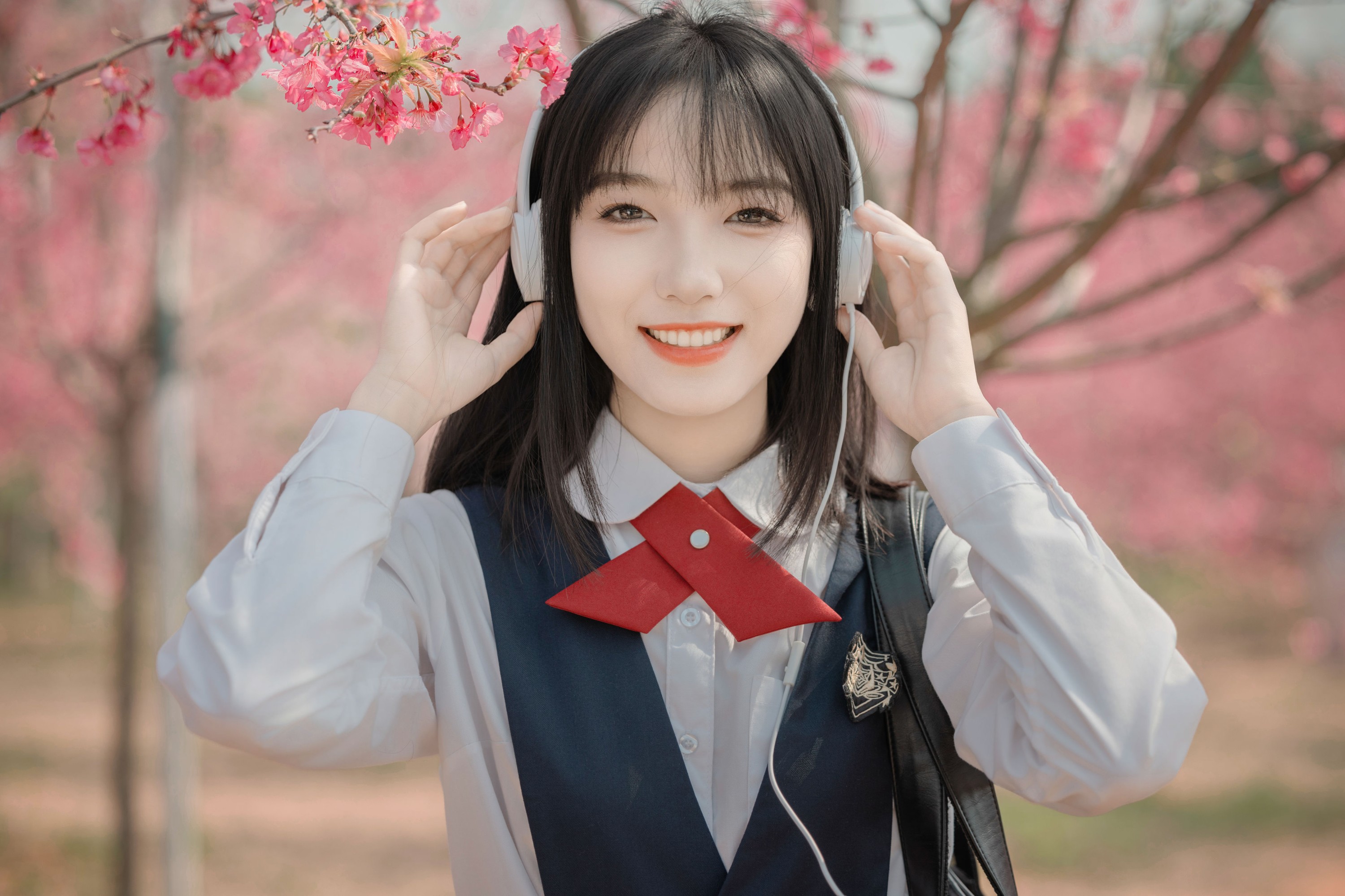 简小橙 – 《樱花树下》[27P]-66COS