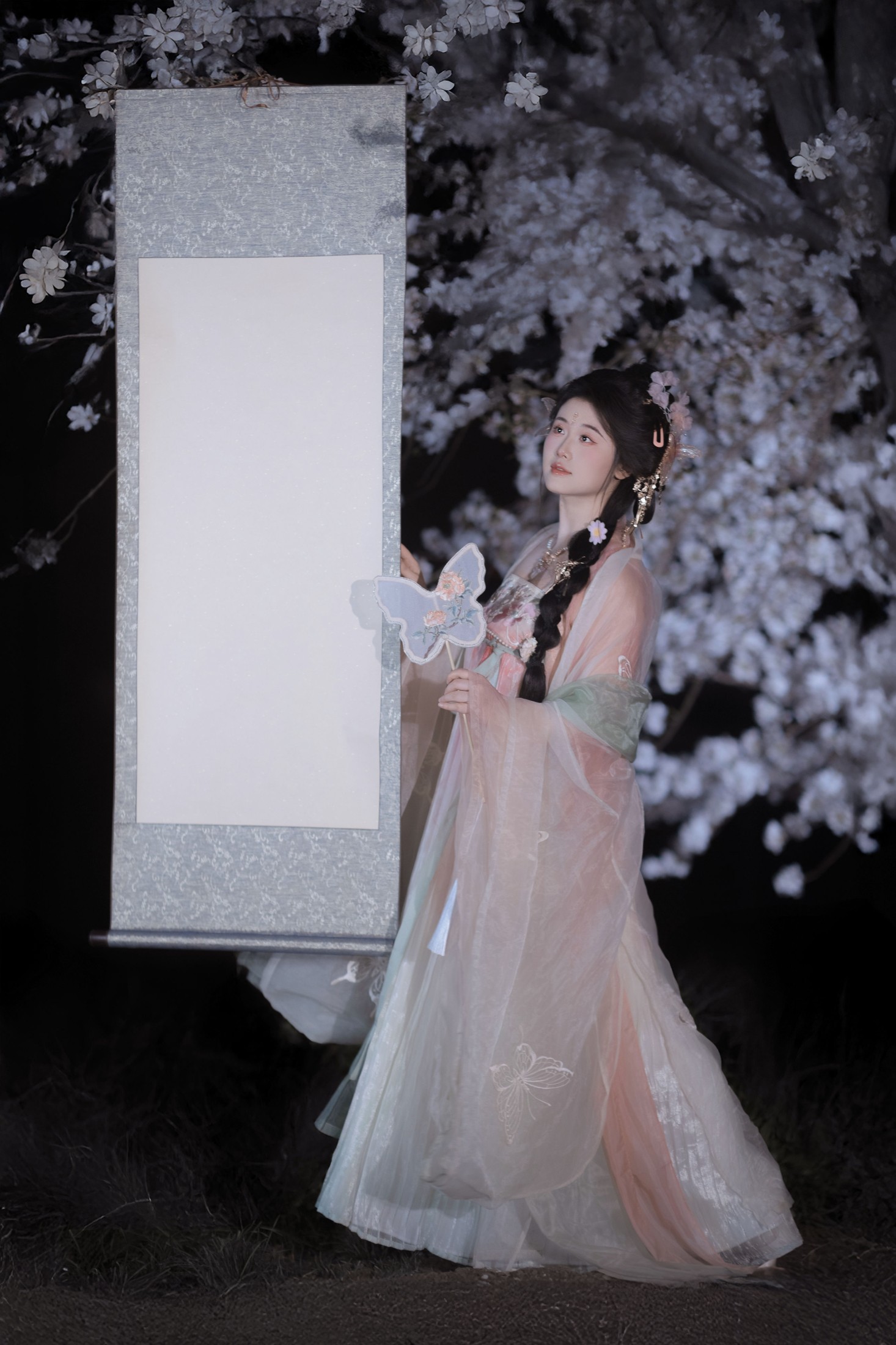 静若初夏 – 《春夜赏樱》[37P]-66COS