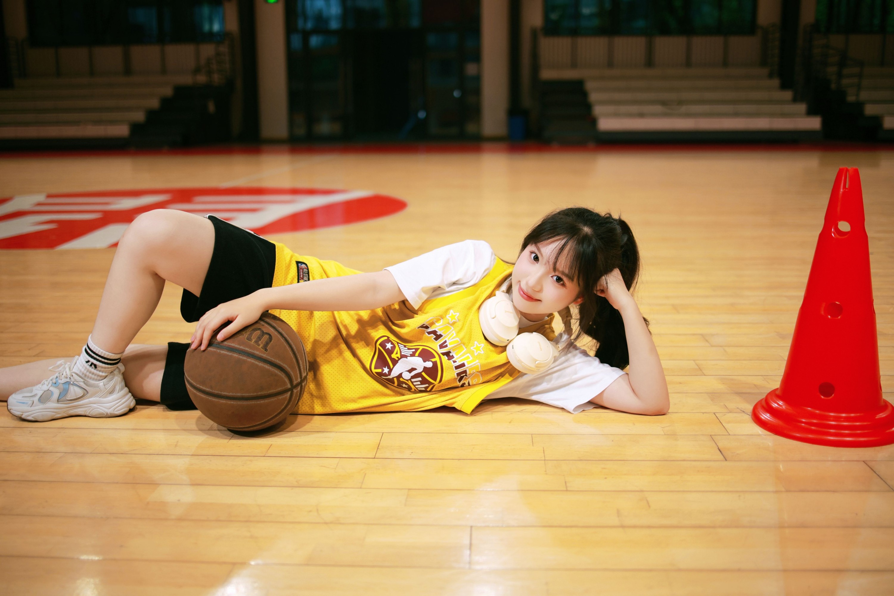 小盐 – 《青春 女高 篮球场》[24P]-66COS