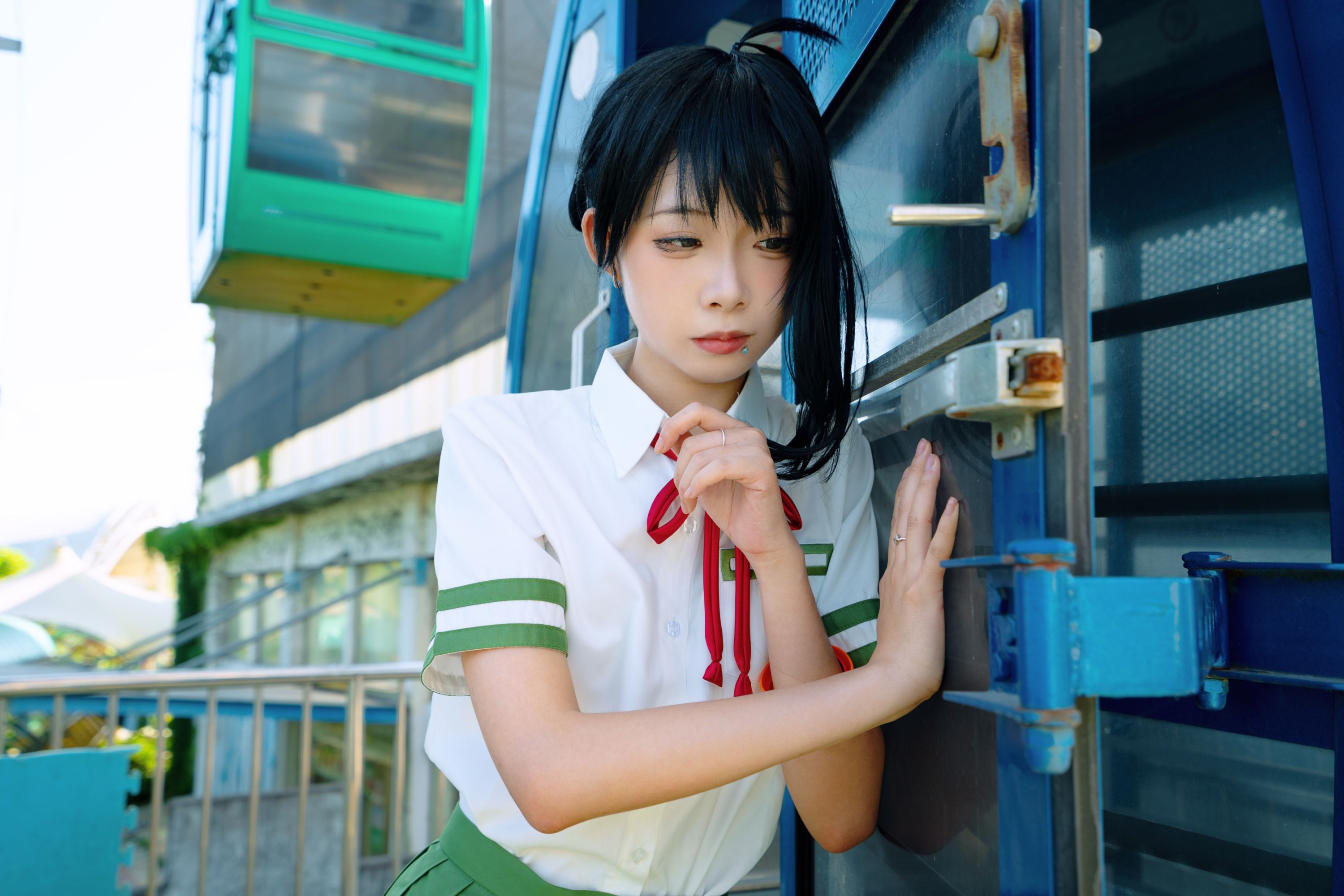 苏槿吃不吃葱 – 《广州 废弃游乐园 学姐的铃芽之旅！》[43P] 插图4